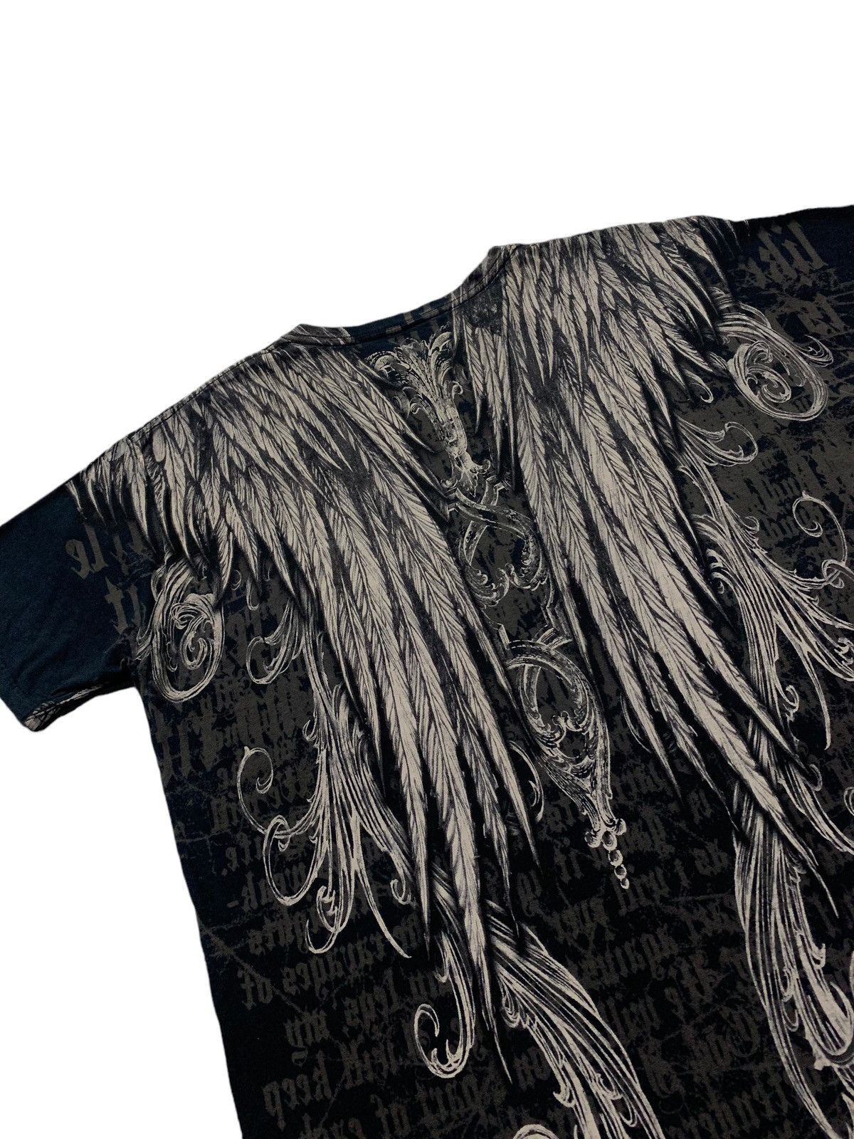 Affliction × Hysteric Glamour × If Six Was Nine Apprime Crazy Goth Poems Affliction style Y2k Tshirt Size US L / EU 52-54 / 3 - 11 Thumbnail