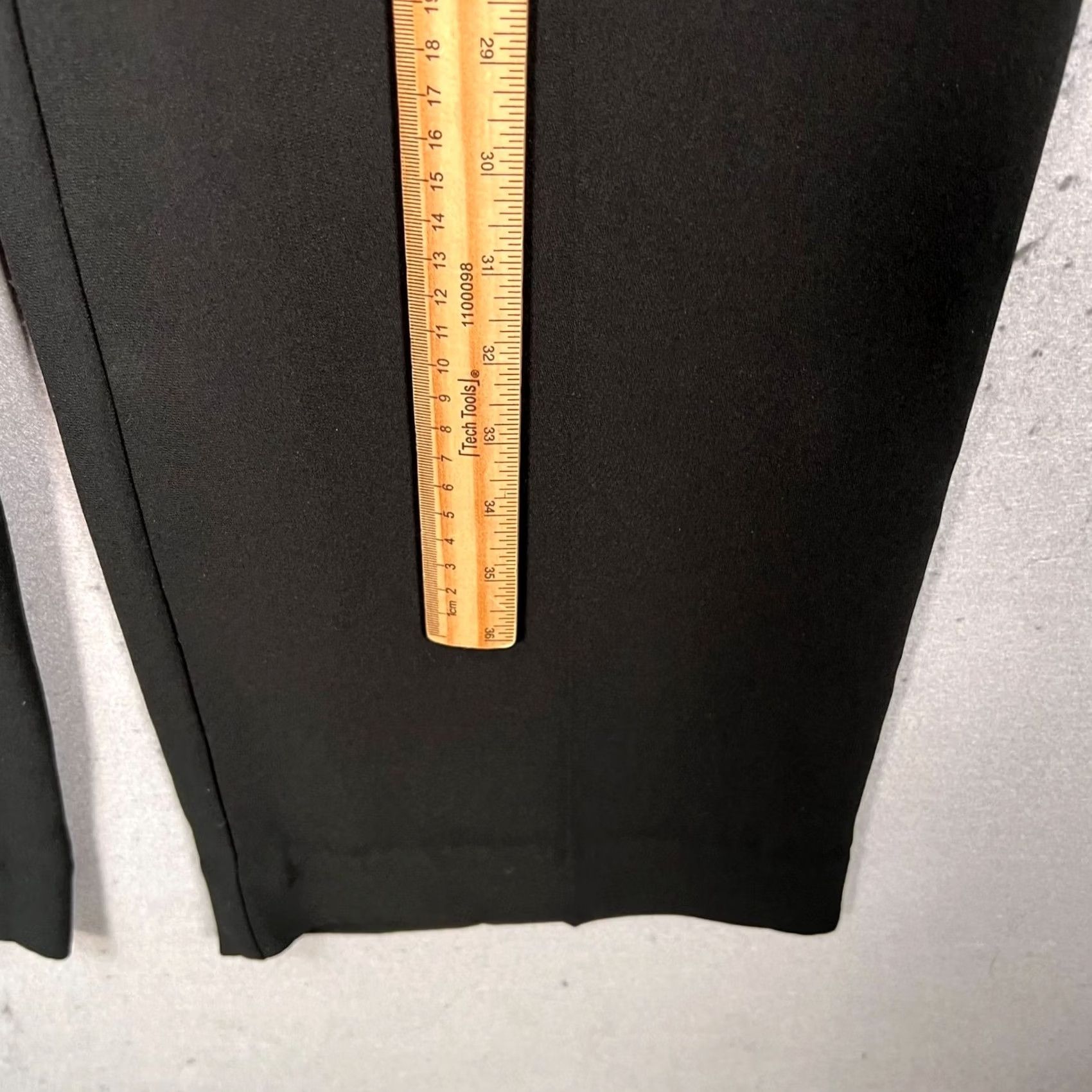 Reformation Reformation Womens Dress Pants Black High-Waisted Wide-Leg 4 Size 27" / US 4 / IT 40 - 6 Thumbnail