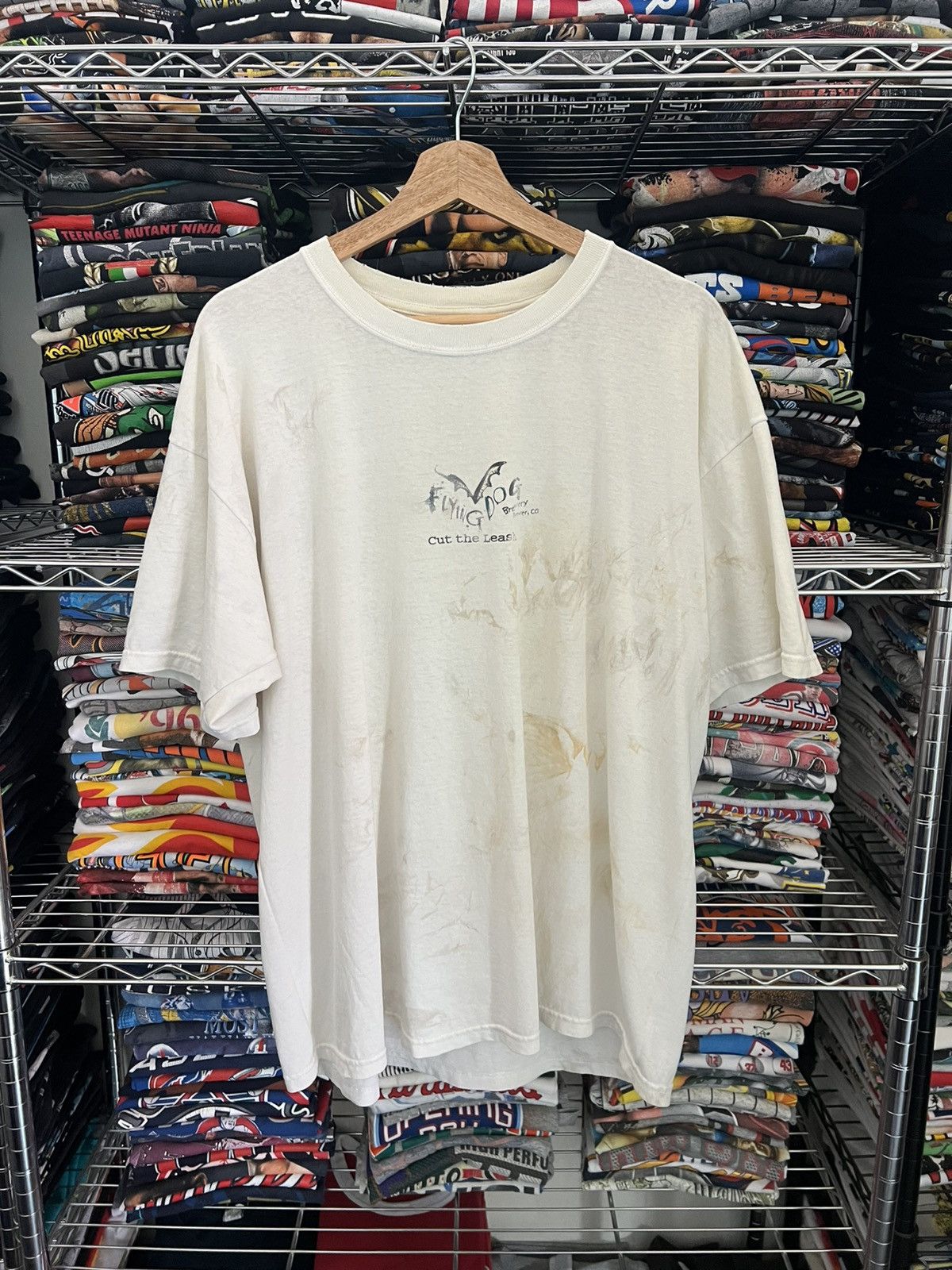 Anvil 2000s Flying Dog Ralph Steadman Art Tee Size US XL / EU 56 / 4 - 2 Thumbnail