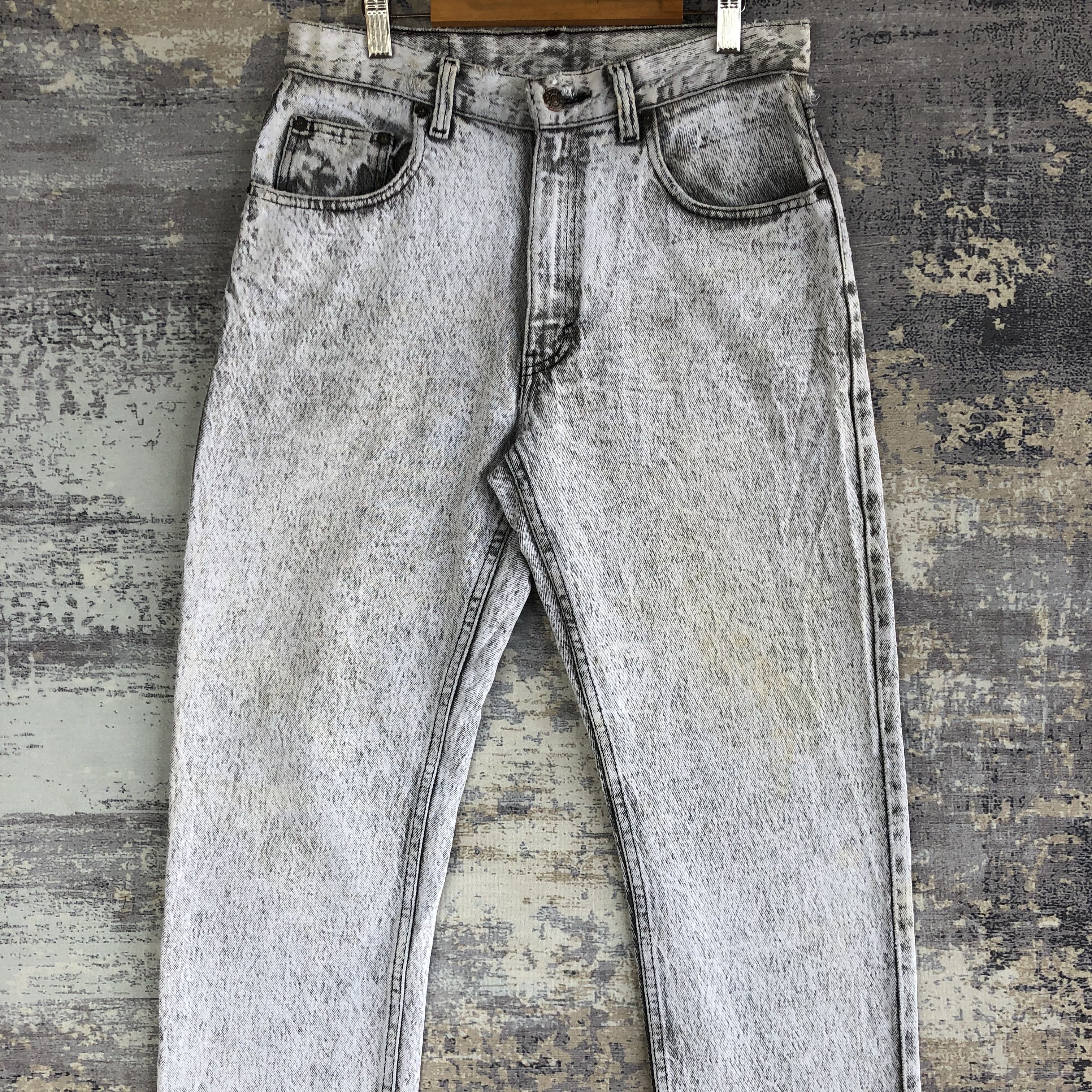 Levi's Vintage Levis 577 Acid Wash Jeans Levi's Skinny Denim Size 28" / US 6 / IT 42 - 3 Thumbnail