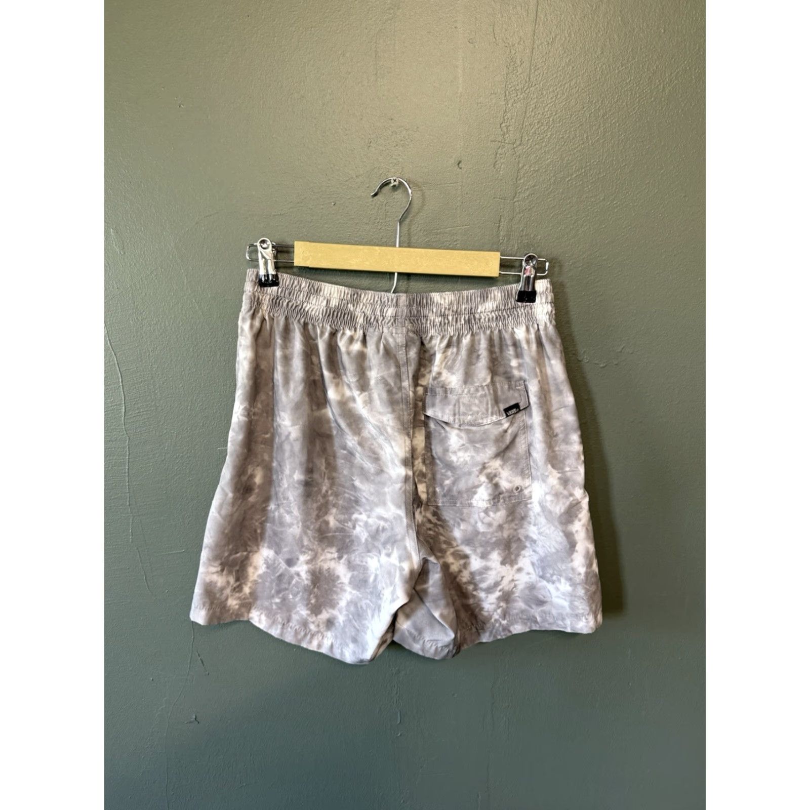 Vans VANS Mens Gray Tie Dye Chino Stretch Fits Shorts Size Small Size US 29 - 2 Thumbnail
