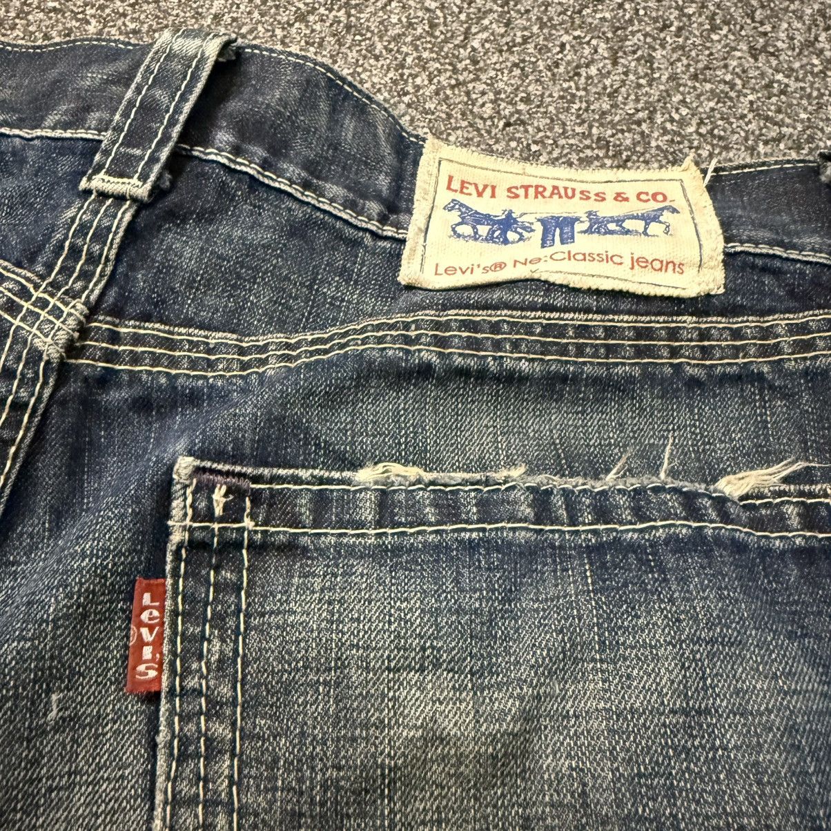 If Six Was Nine 🔥🇯🇵 Vintage 90s Levis Japanese Distressed Rusty Denim Size US 32 / EU 48 - 9 Thumbnail