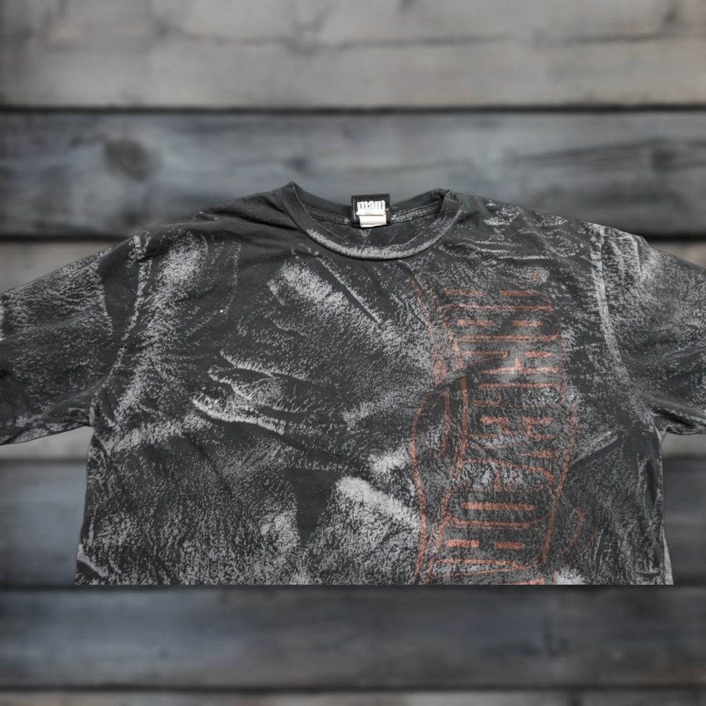 Harley Davidson VINTAGE Harley-Davidson Shirt Mens L Gray Motorcycle Riding Biker All Over Size US L / EU 52-54 / 3 - 1 Thumbnail