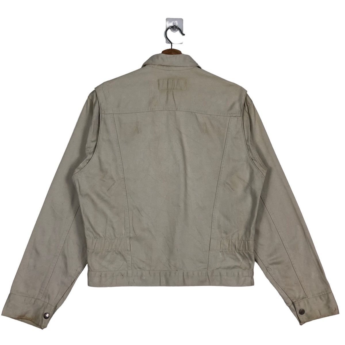 Japanese Brand 90’s Vintage Wrangler Union Made Trucker Jacket Biker Racer Size US M / EU 48-50 / 2 - 7 Thumbnail