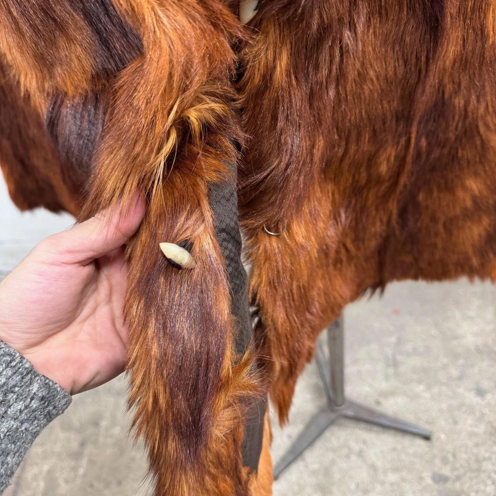Other Vintage 70s Genuine Goat Fur Statement Coat Size S / US 4 / IT 40 - 3 Thumbnail