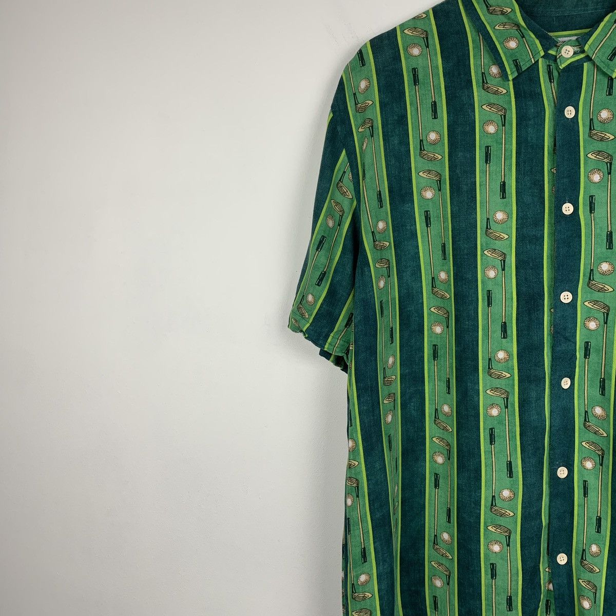 Zara Zara Hawaiian Crazy Golf Shirt Multicolor Old Money Style Size US XL / EU 56 / 4 - 4 Thumbnail