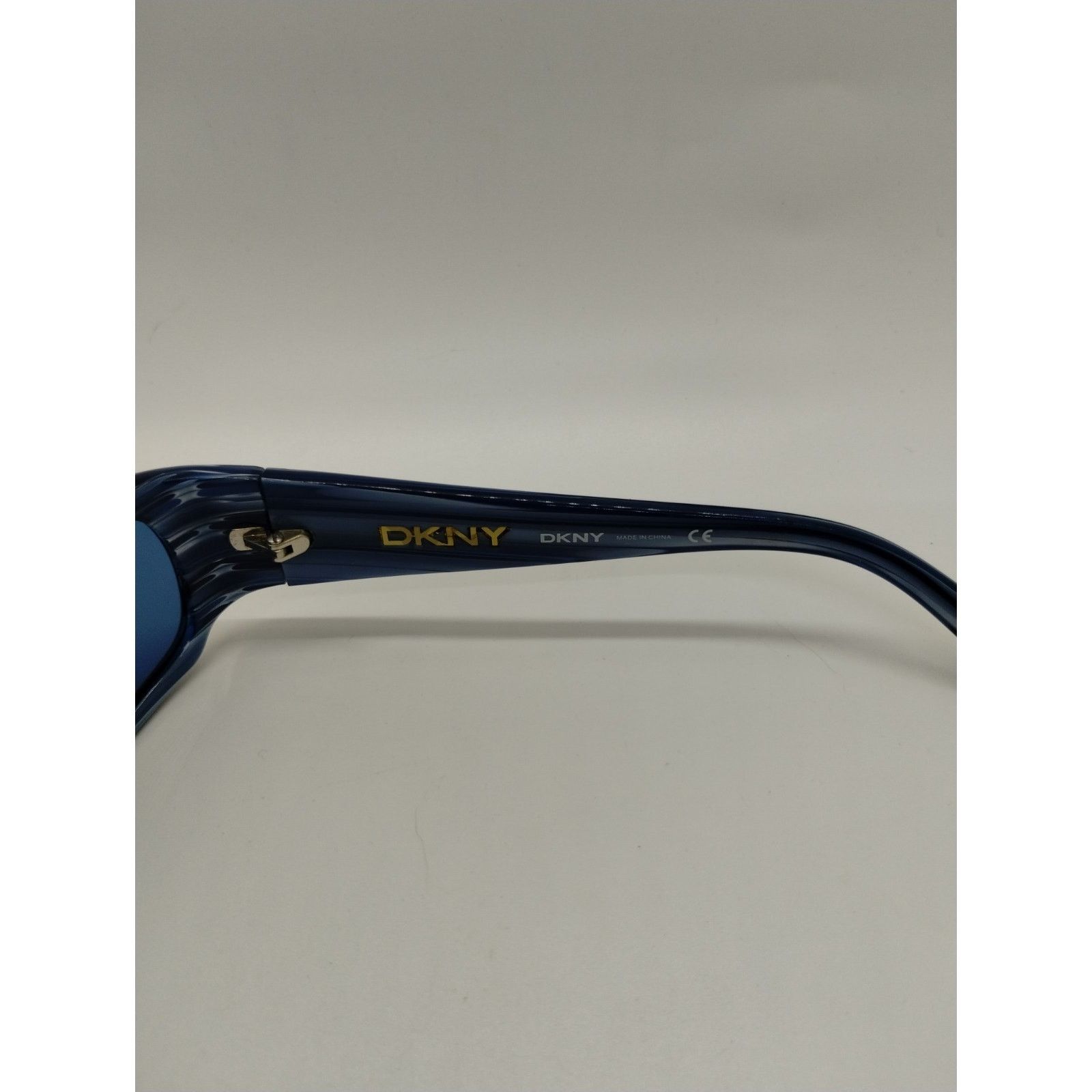 DKNY DKNY Eyeglass Frames DY4028 3240/80 Blue Marble Sunglasses Size ONE SIZE - 6 Thumbnail