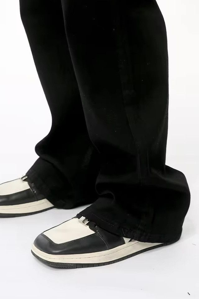 Jean × Vintage Casual straight black jeans pants Size US 34 / EU 50 - 7 Thumbnail