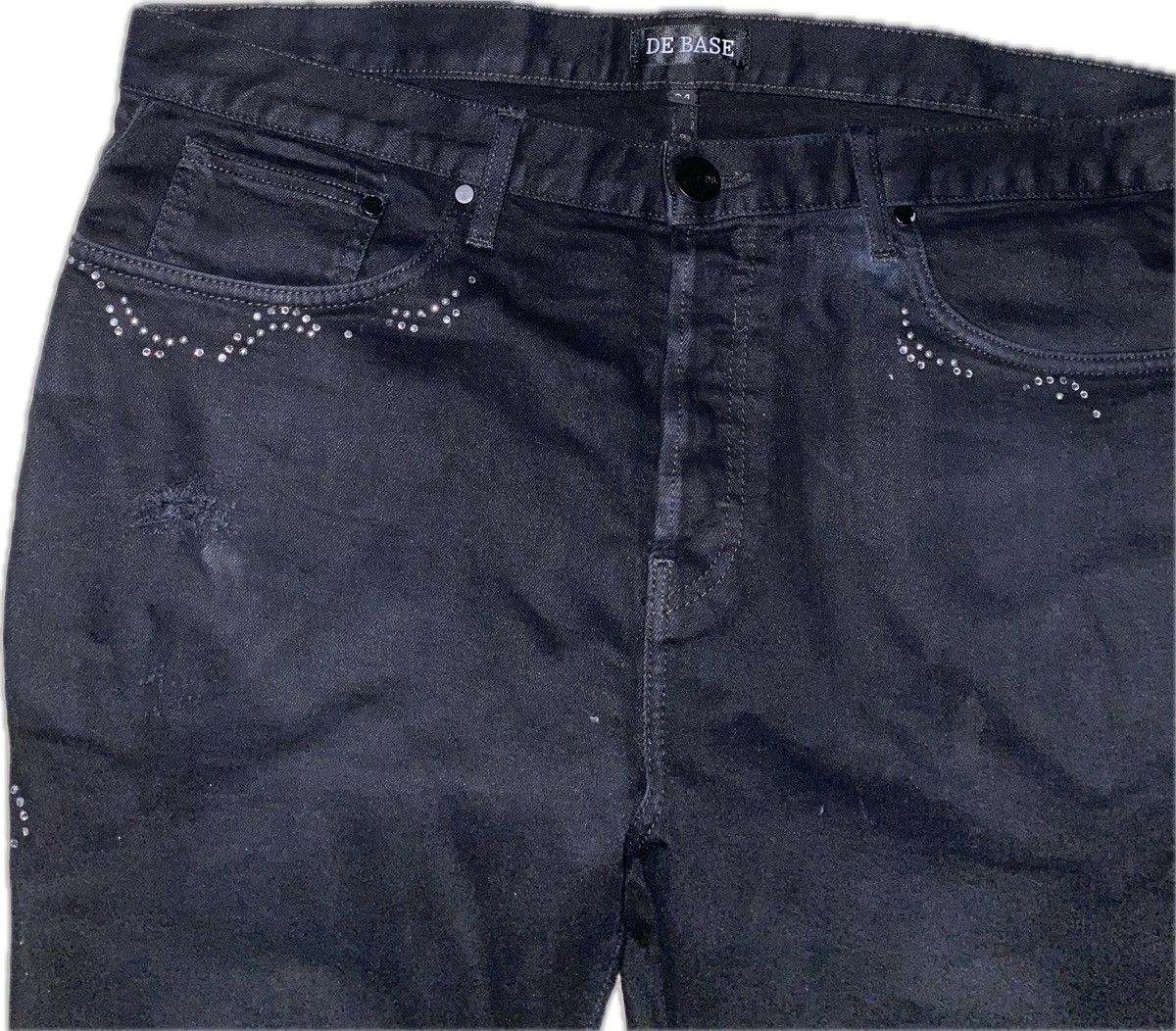 Japanese Brand S&H SAMPLE COWBOY RS SLIM BLK DENIM Size US 34 / EU 50 - 3 Thumbnail