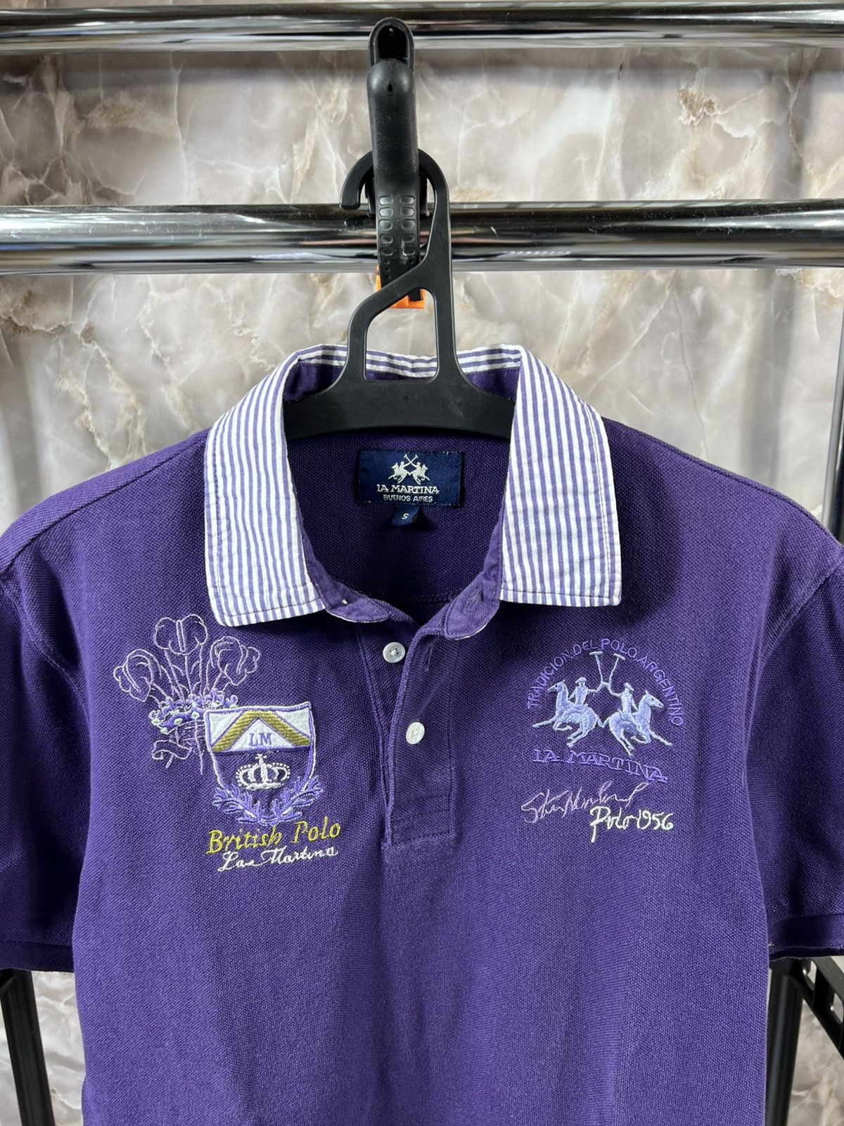 Vintage Vintage La Martina Ralph Style Polo Tee Size US S / EU 44-46 / 1 - 2 Thumbnail
