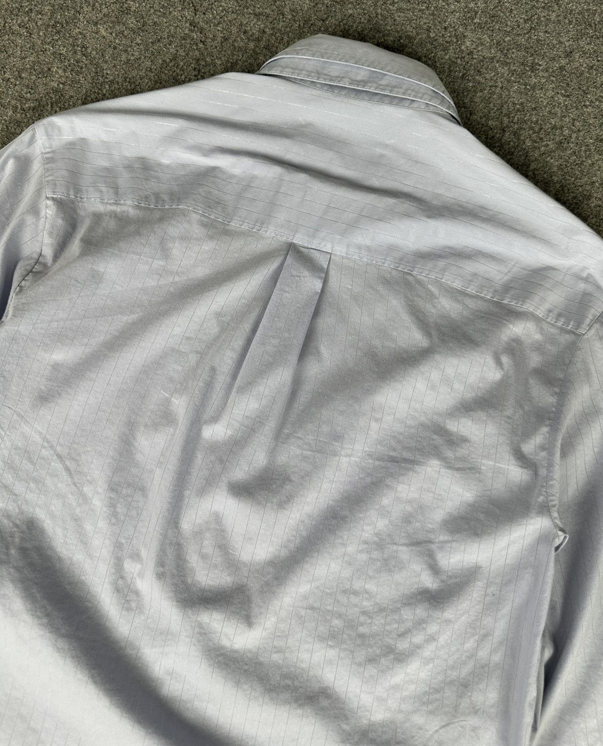 Maison Margiela Maison Margiela - Line 4 Roll Up Sleeve Double Collar Shirt Size XS / US 0-2 / IT 36-38 - 9 Thumbnail