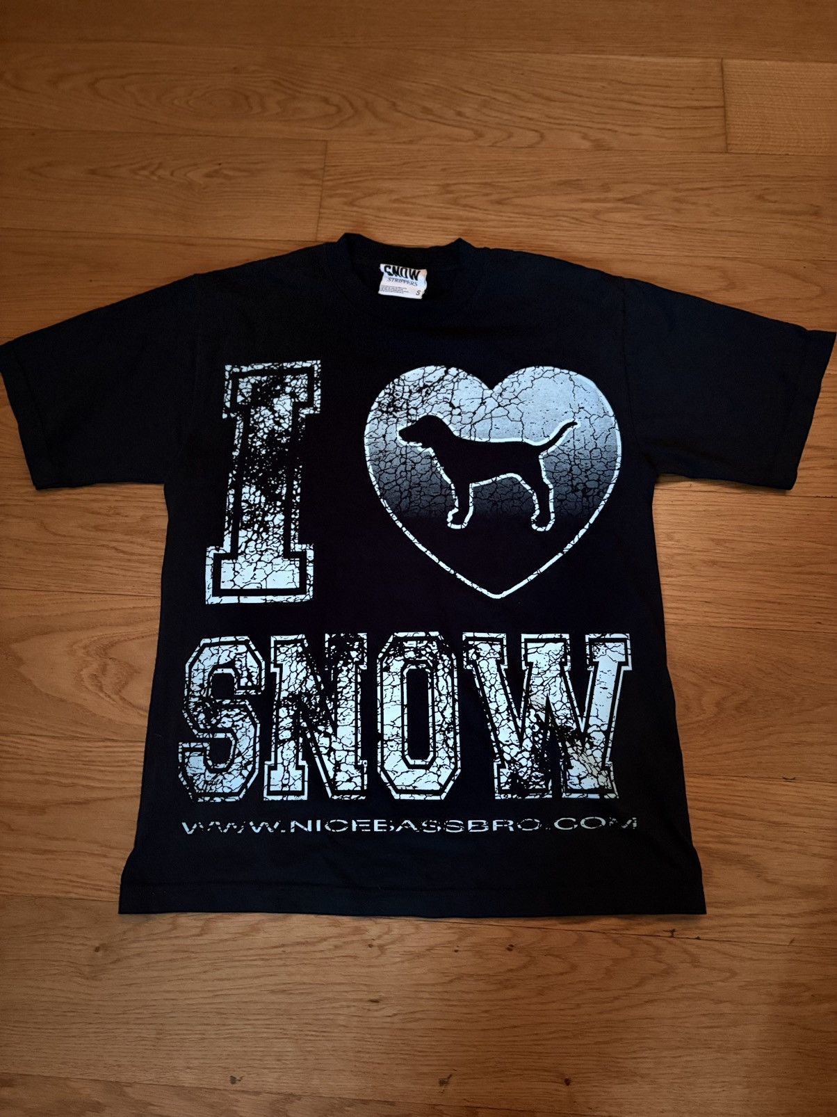 Snow Strippers “I <3 Snow” 2026 Tour T-shirt
