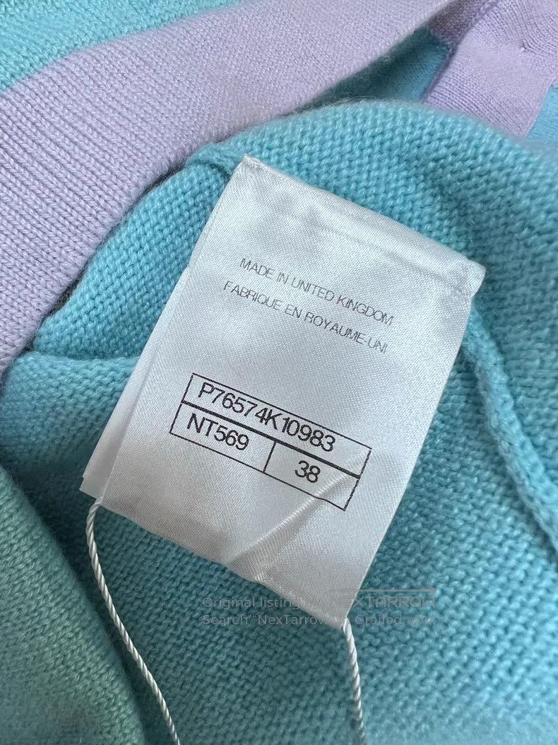 Chanel Chanel 24C early spring vacation blue light purple rolled Size XS / US 0-2 / IT 36-38 - 6 Thumbnail