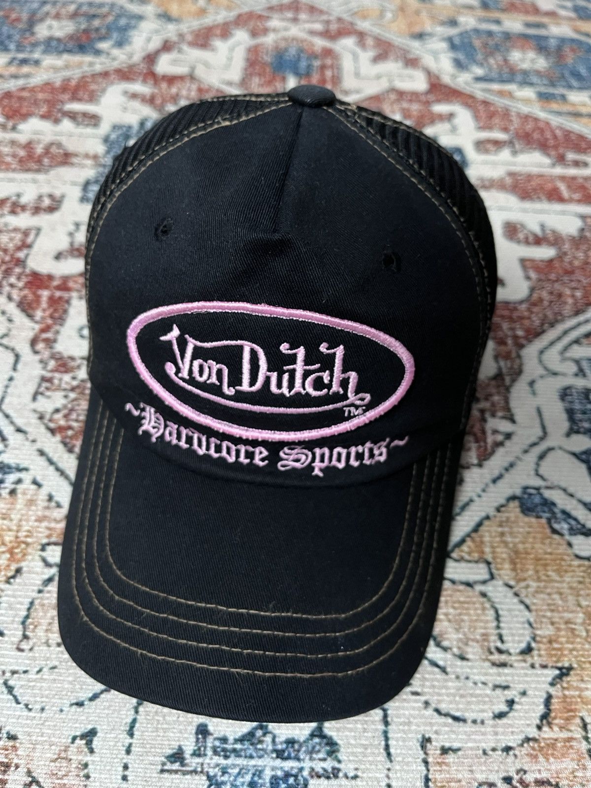 Von Dutch Von Dutch Hardcore Sports Trucker Hats Size ONE SIZE - 5 Thumbnail