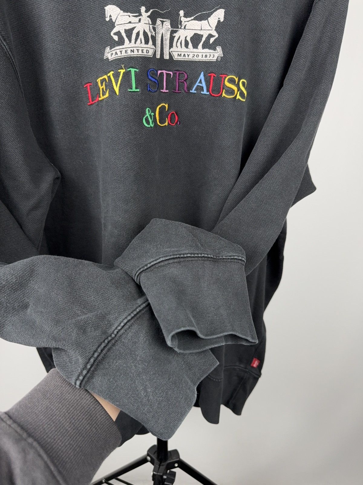 Levi's Vintage 00s USA Western Levi’s Embroidered Logo Sweatshirt Size US XL / EU 56 / 4 - 12 Thumbnail