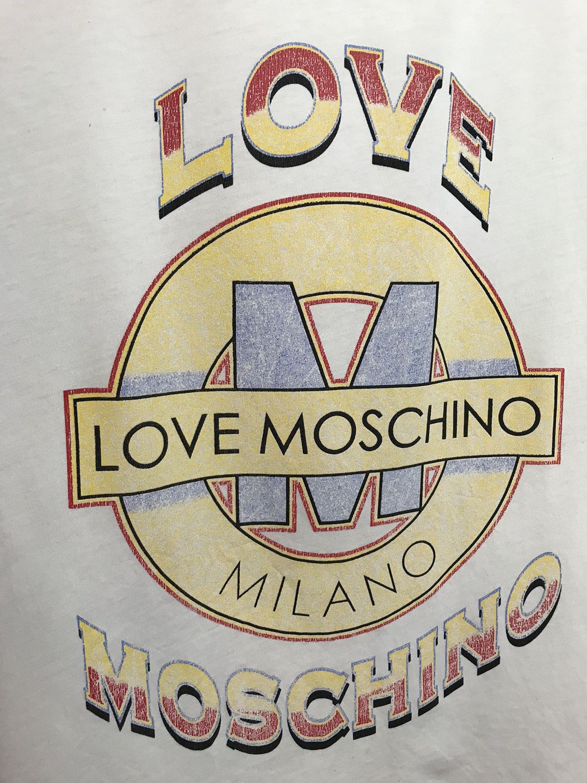 Moschino Moschino luxury streetwear tee Size US S / EU 44-46 / 1 - 4 Thumbnail