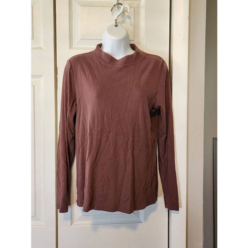 Other Christopher &Banks Mauve T-Shirt Size L / US 10 / IT 46 - 1 Thumbnail