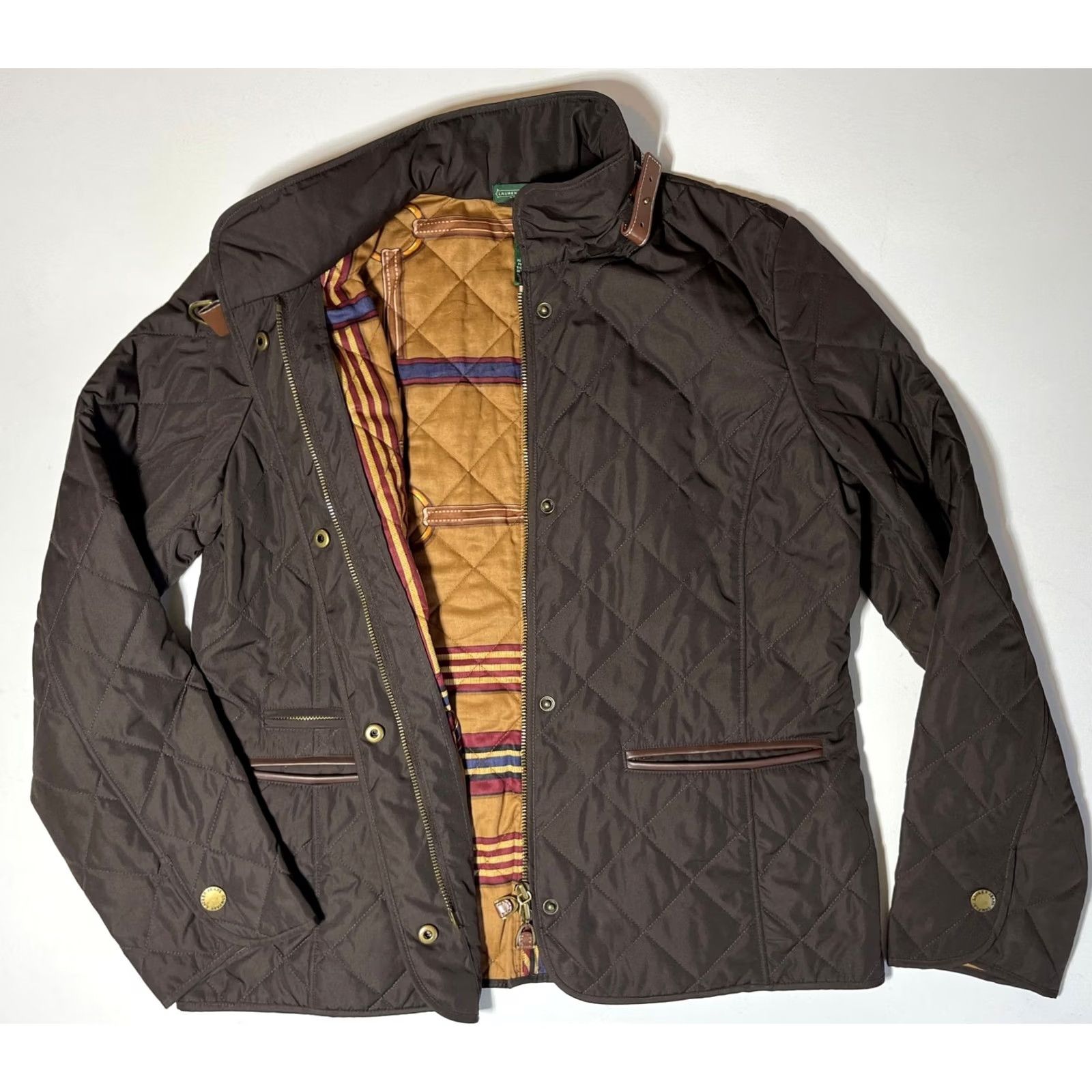 Ralph Lauren VINTAGE Ralph Lauren Women's Quilted Barn Jacket Shirt Size 32" / US 10 / IT 46 - 6 Thumbnail