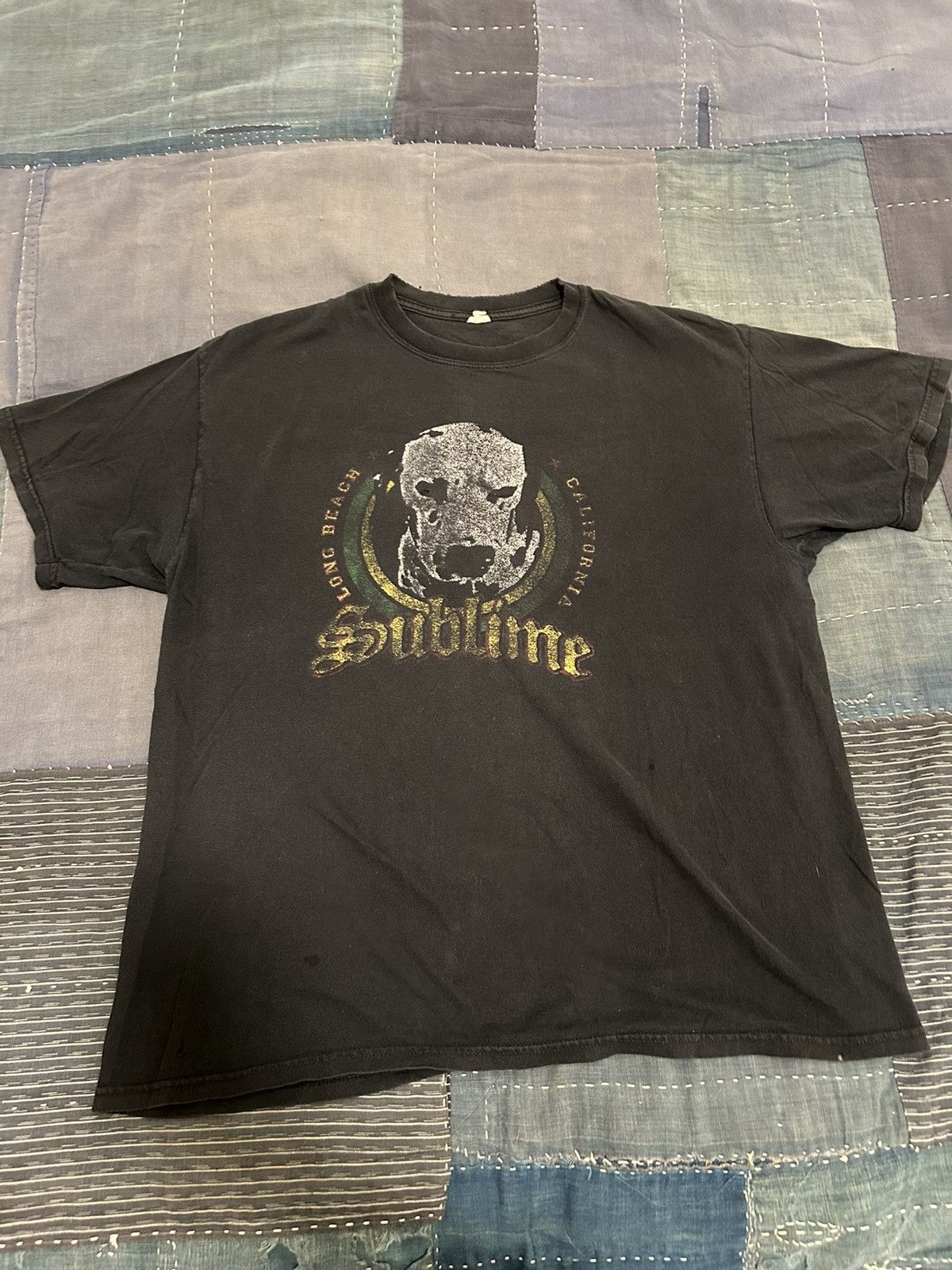 Image of Band Tees x Vintage Sublime Shirt 90's No Doubt Punk Ska Rhcp in Black, Men's (Size XL)