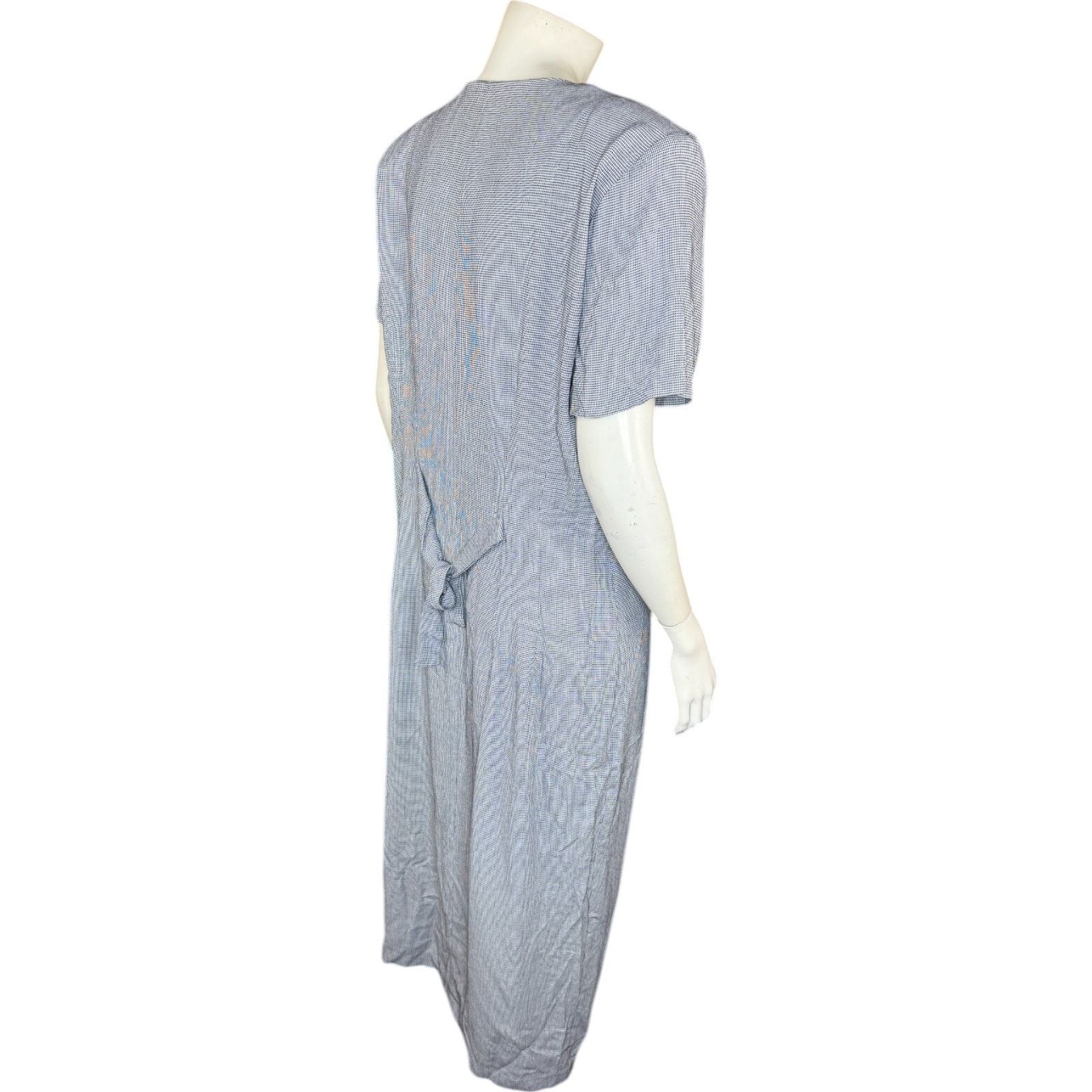 Other Ultra Dress New York Womens 12 Maxi Dress Navy White Size XL / US 12-14 / IT 48-50 - 4 Thumbnail