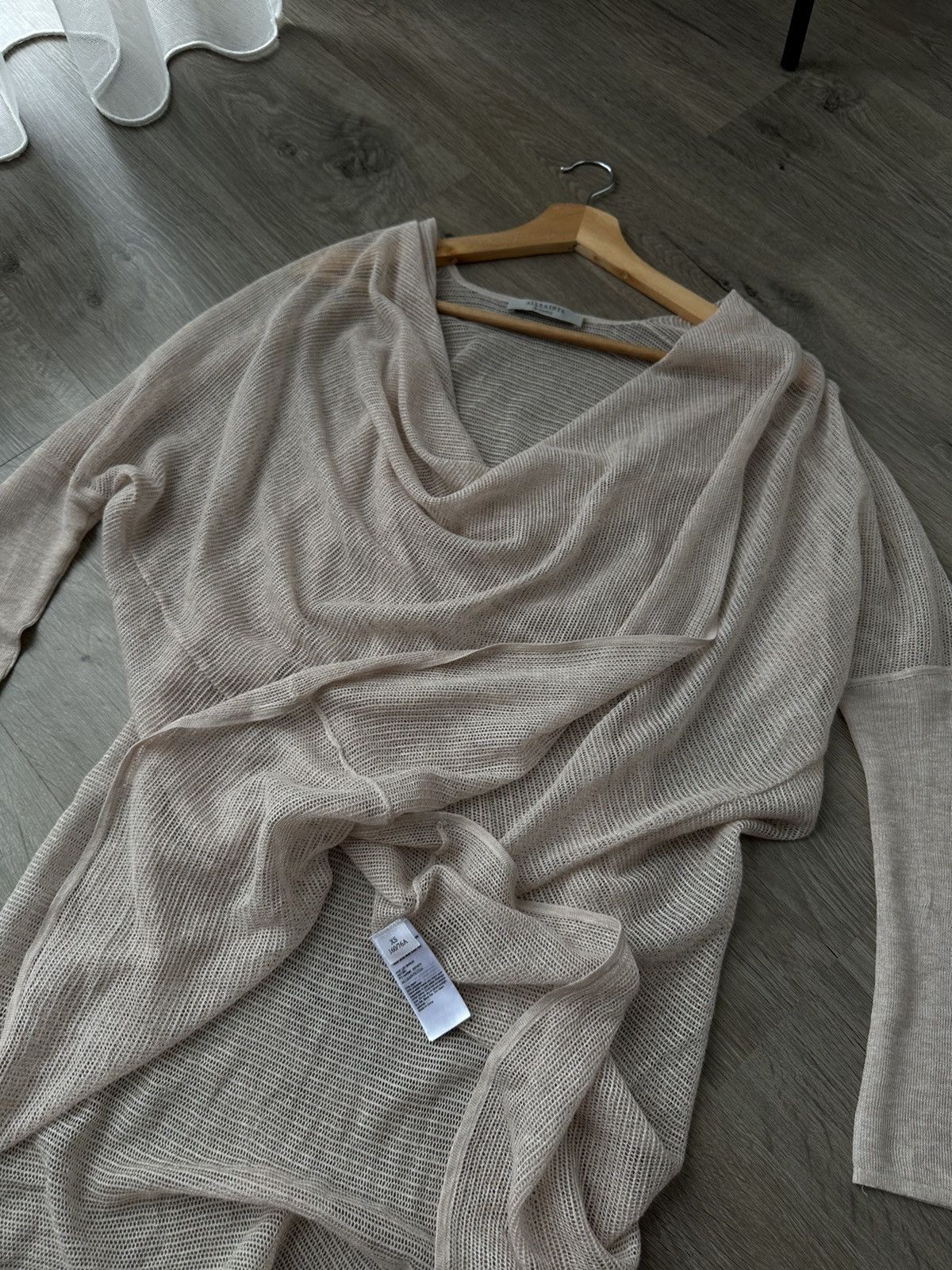 Allsaints Vintage Allsaints Women's Cape Beige With Mesh Size US S / EU 44-46 / 1 - 9 Thumbnail