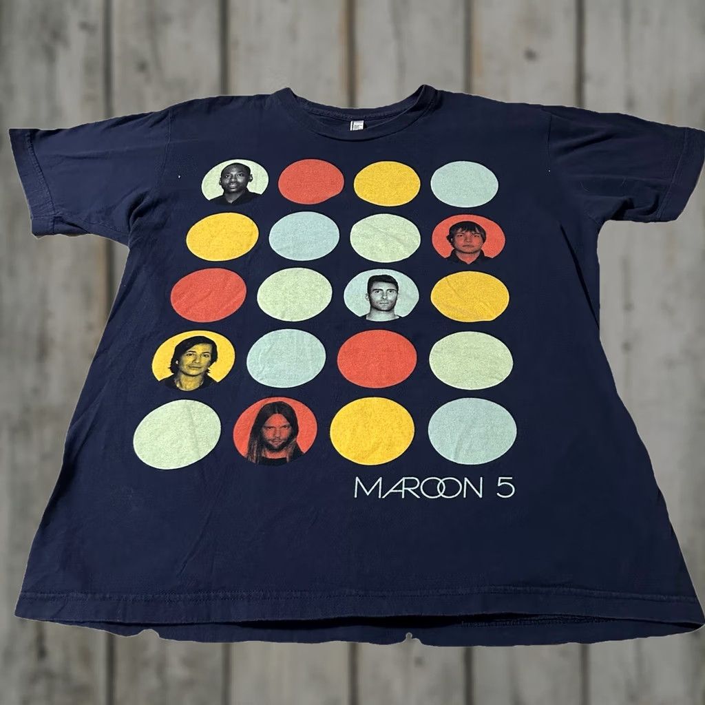 American Apparel Maroon 5 2013 North America Tour Band Shirt Large Size US L / EU 52-54 / 3 - 1 Thumbnail