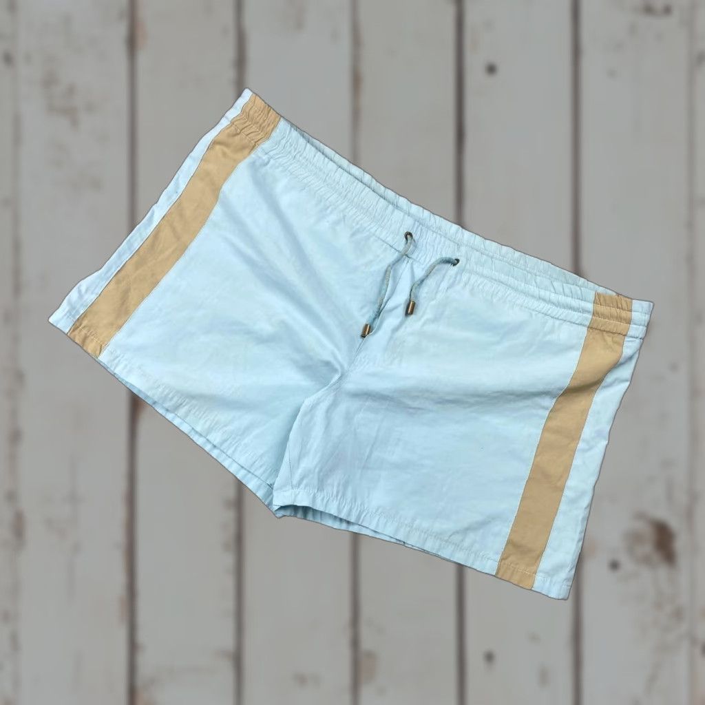 Dolce & Gabbana VINTAGE Dolce&Gabbana Surf Team Swim Shorts Men L Blue Size US 33 - 1 Thumbnail