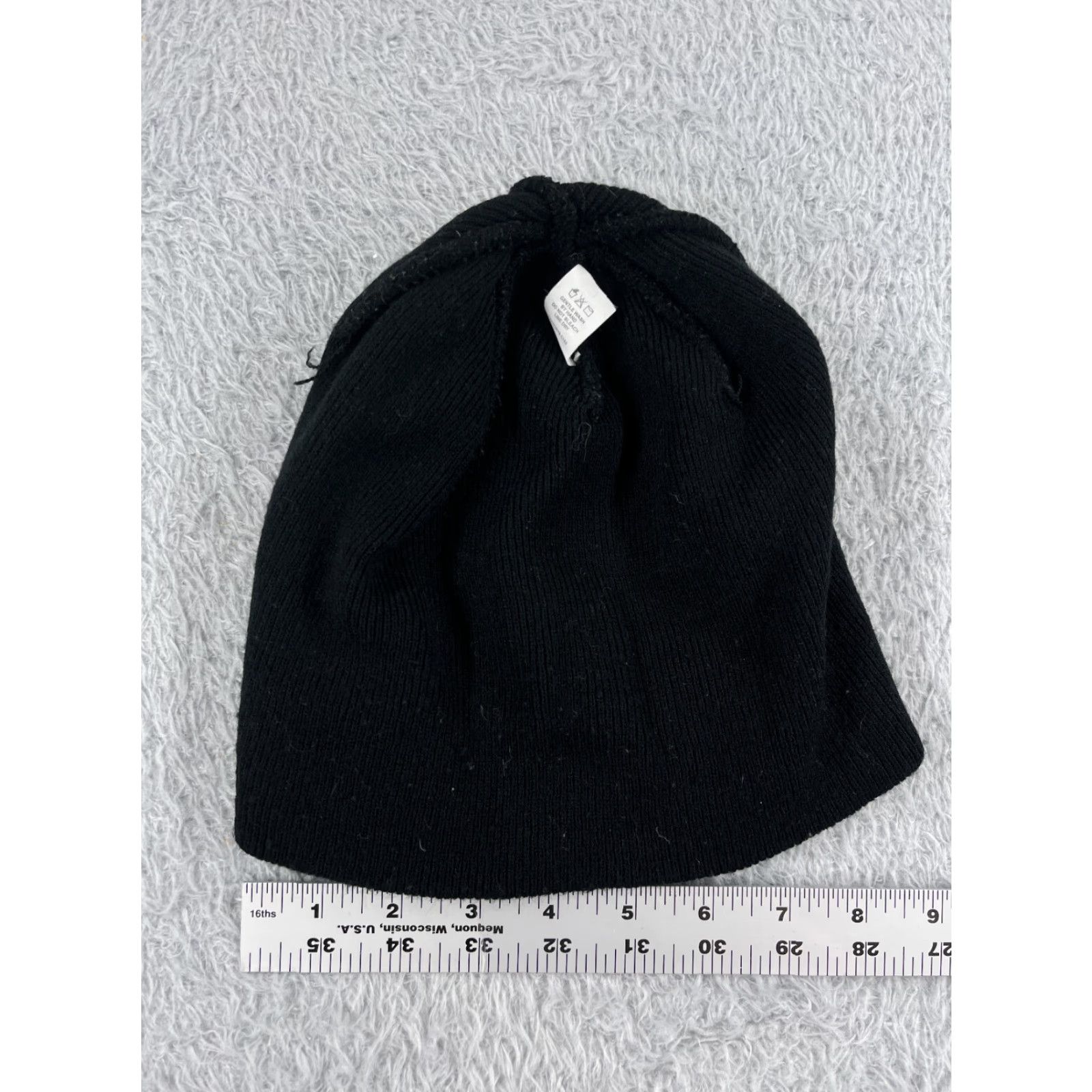 Adidas adidas Beanie Knit Adult One Size Black 100% Acrylic Winter Ski Hat/Cap Mens Beanie Winter Ski Logo Outdoors Size ONE SIZE - 6 Thumbnail