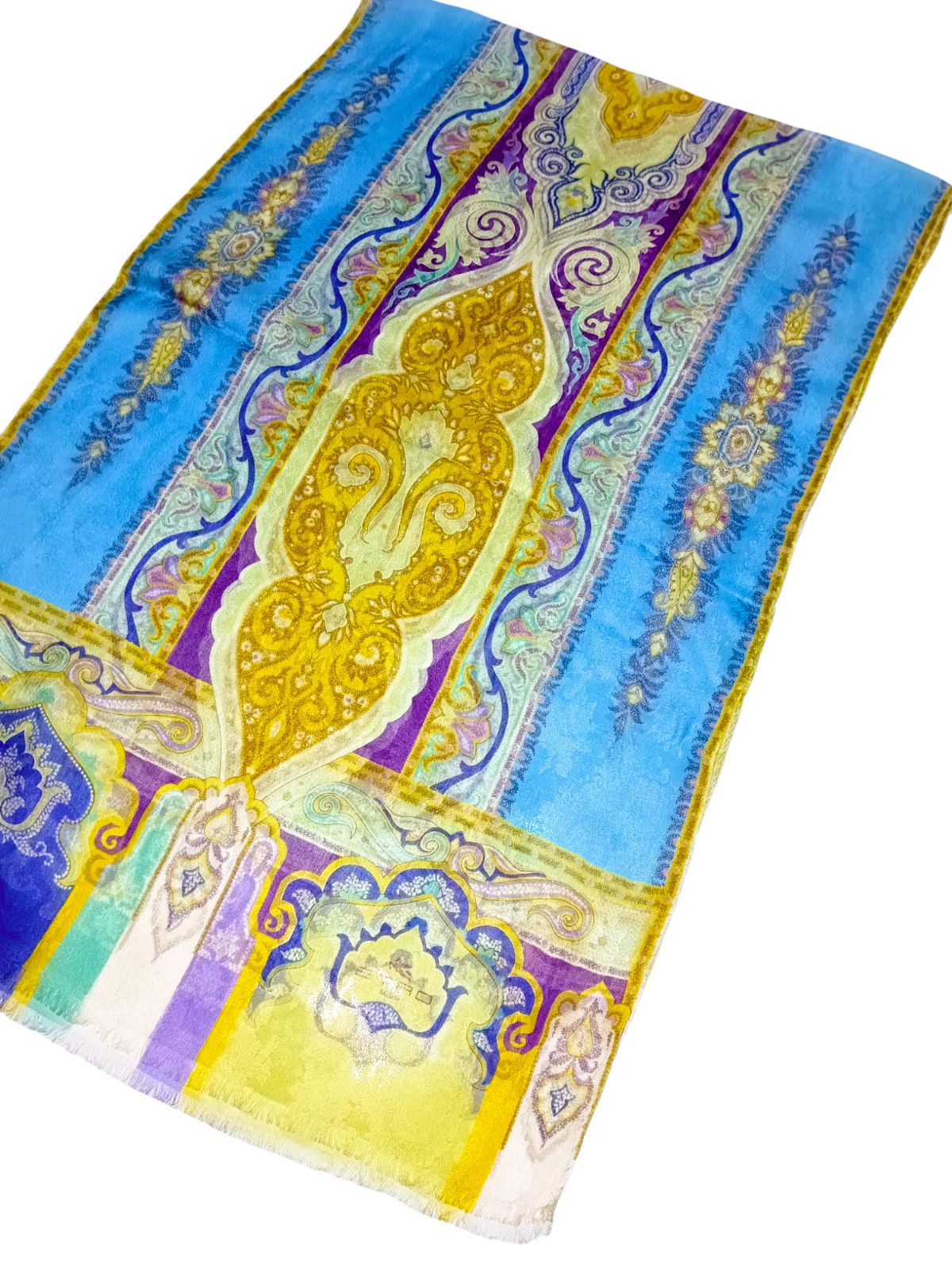 Etro ETRO MILANO ITALY Signature Vintage Silk Scarf Shawl Size ONE SIZE - 3 Thumbnail
