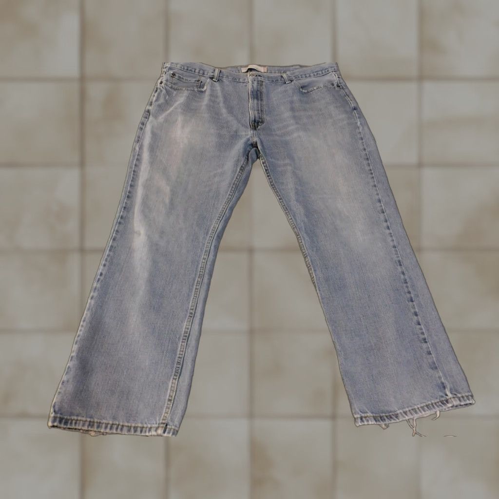 Levi's Levi's 559 Jeans Relaxed Straight Men 42x30 Light Blue Denim Distressed Jeans Men Size US 42 / EU 58 - 1 Thumbnail