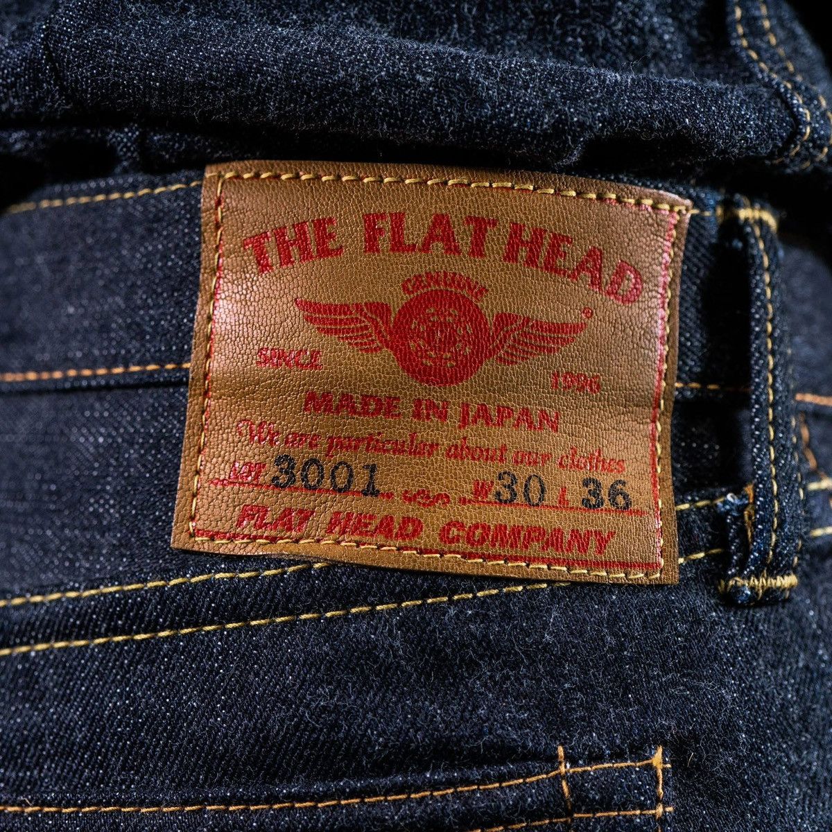 The Flat Head 3001 14.5oz Selvedge Jean Size US 30 / EU 46 - 4 Thumbnail
