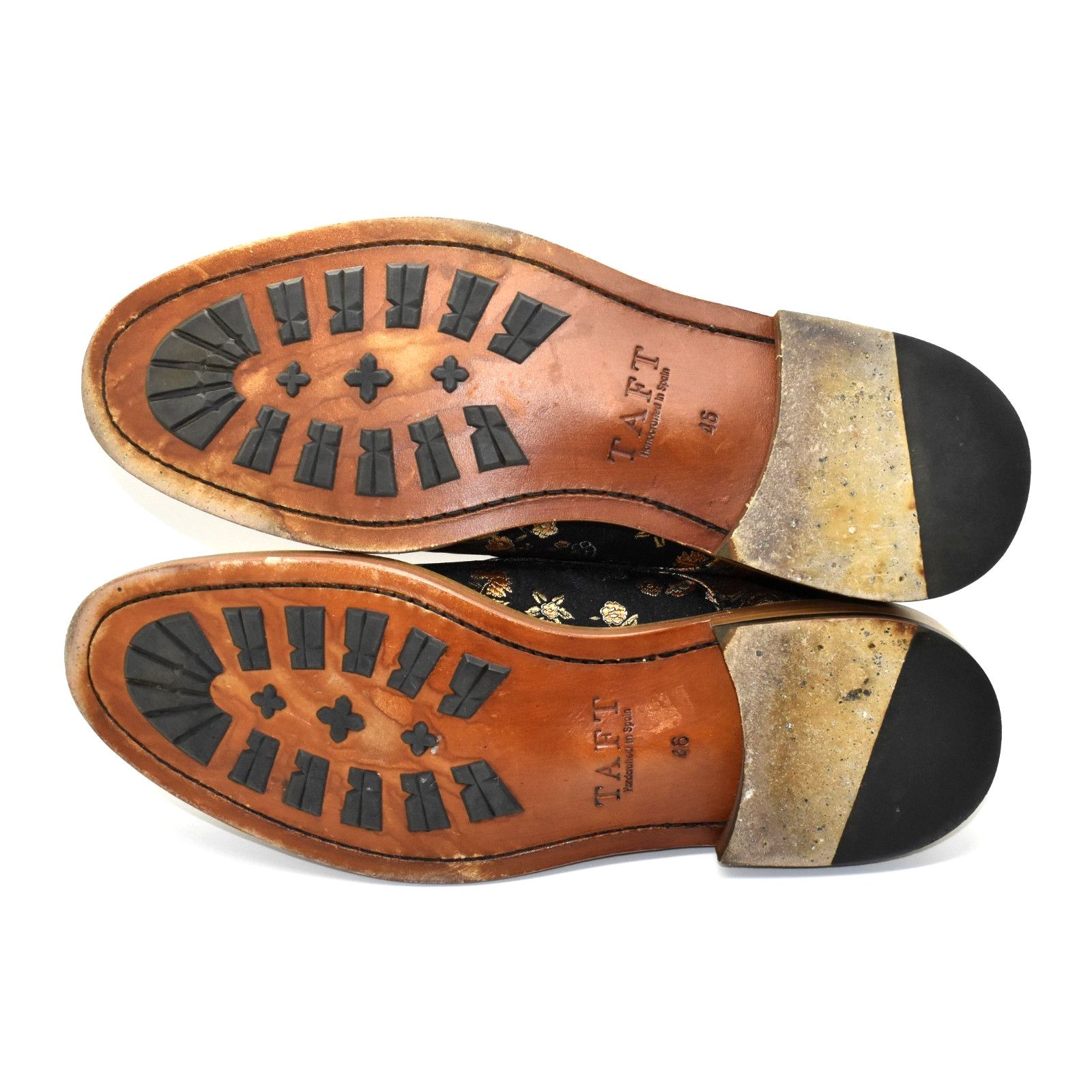 TAFT TAFT The Jack Floral Jacquard & Leather Cap Toe Boots Sz 46 Size US 13 / EU 46 - 8 Thumbnail