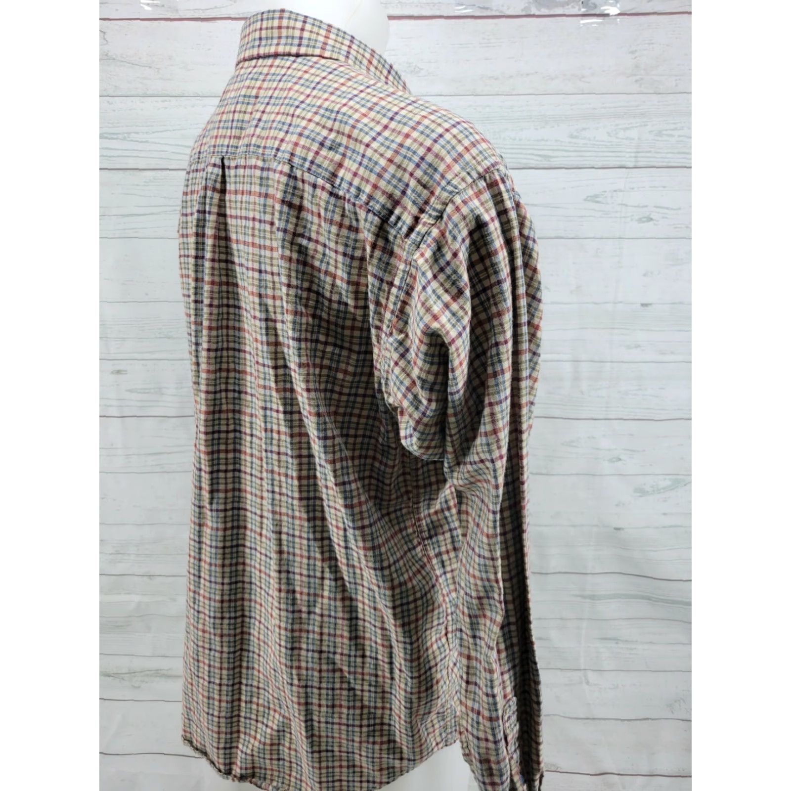 Patagonia Patagonia Men's XL Shirt Button-Down Collared Plaid Long Sleeve Organic Cotton Size US XL / EU 56 / 4 - 6 Thumbnail