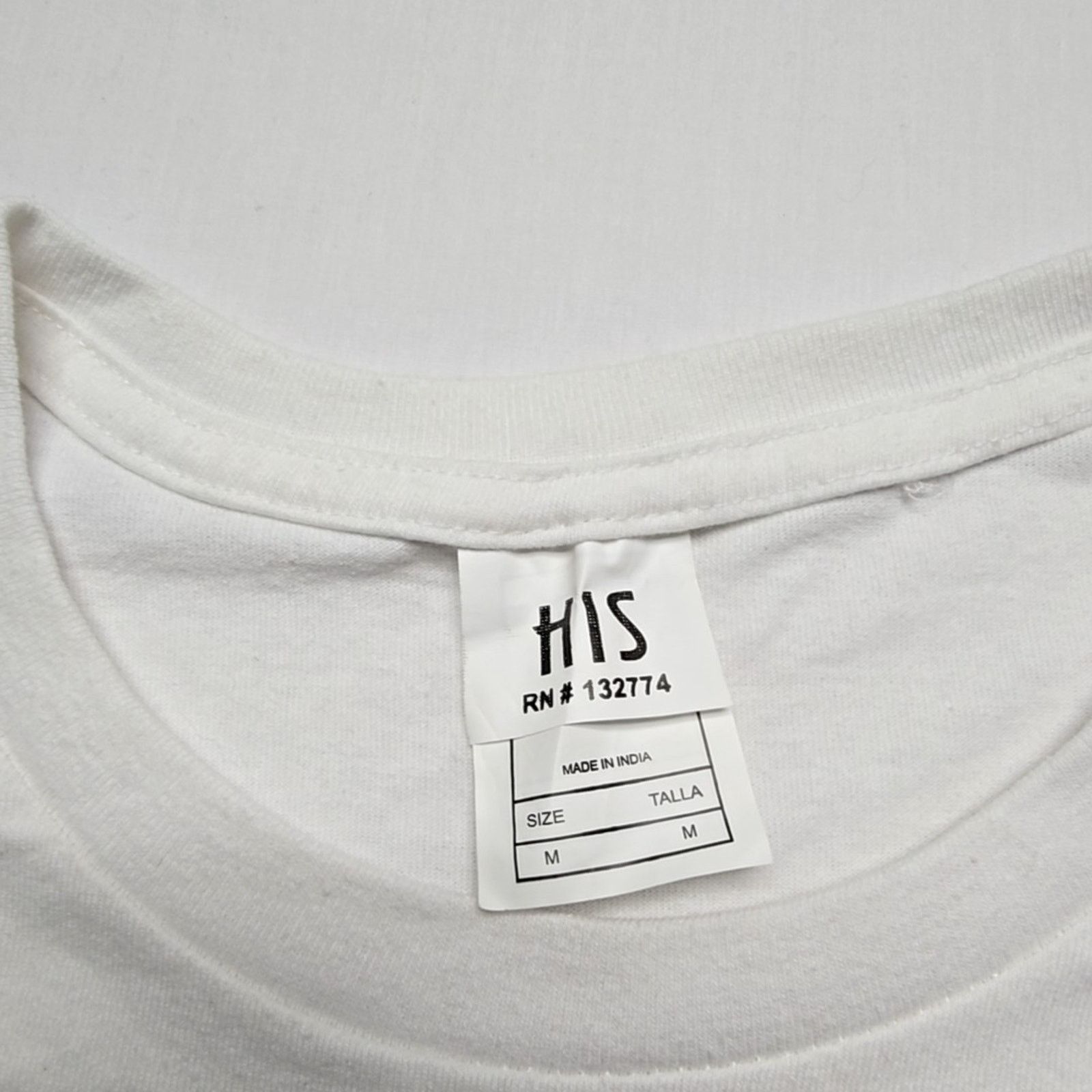 Other Hollywood California Shirt Neon Star Medium White Tee Size US M / EU 48-50 / 2 - 4 Thumbnail