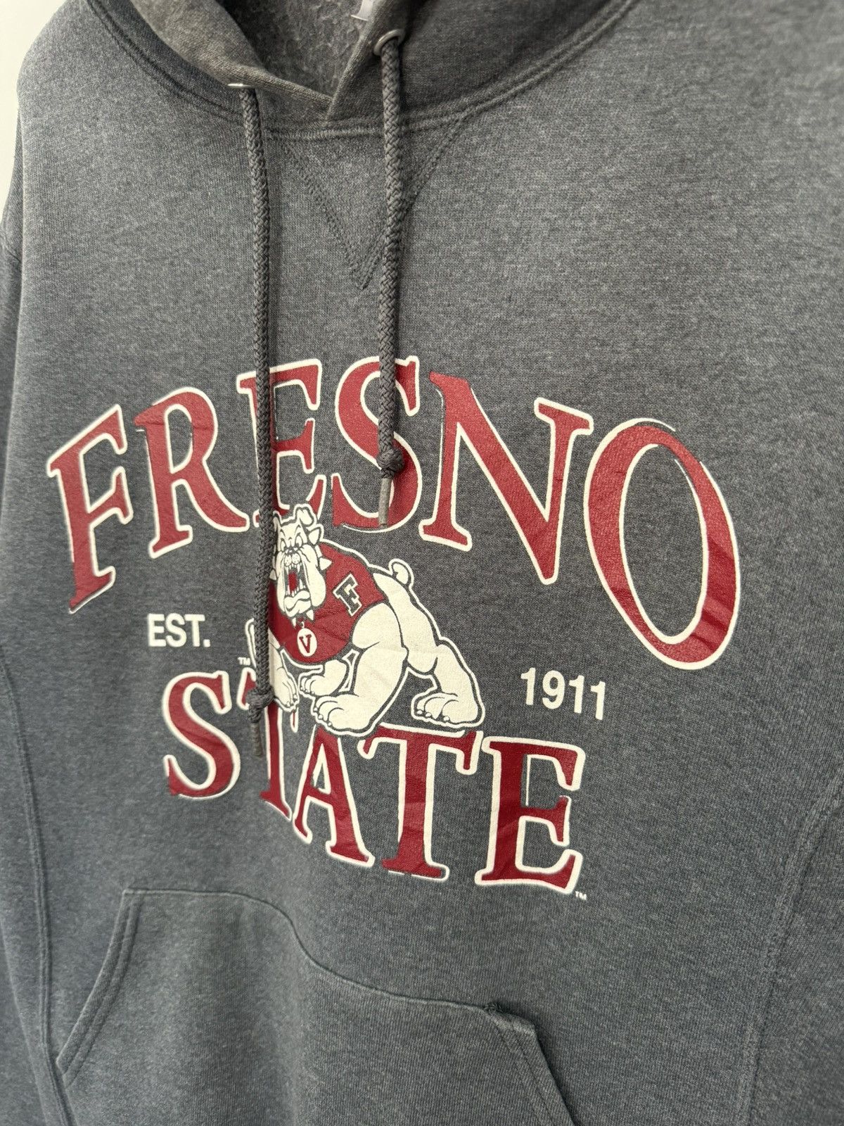 Russell Athletic 🔥 Vtg Russell Athletic Fresno State Bulldogs Campus Hoodie Size US S / EU 44-46 / 1 - 4 Thumbnail