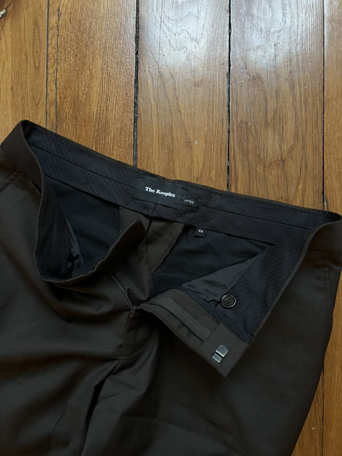 The Kooples The Kooples Brown full suit with Loro Piana wool Size 46S - 8 Thumbnail