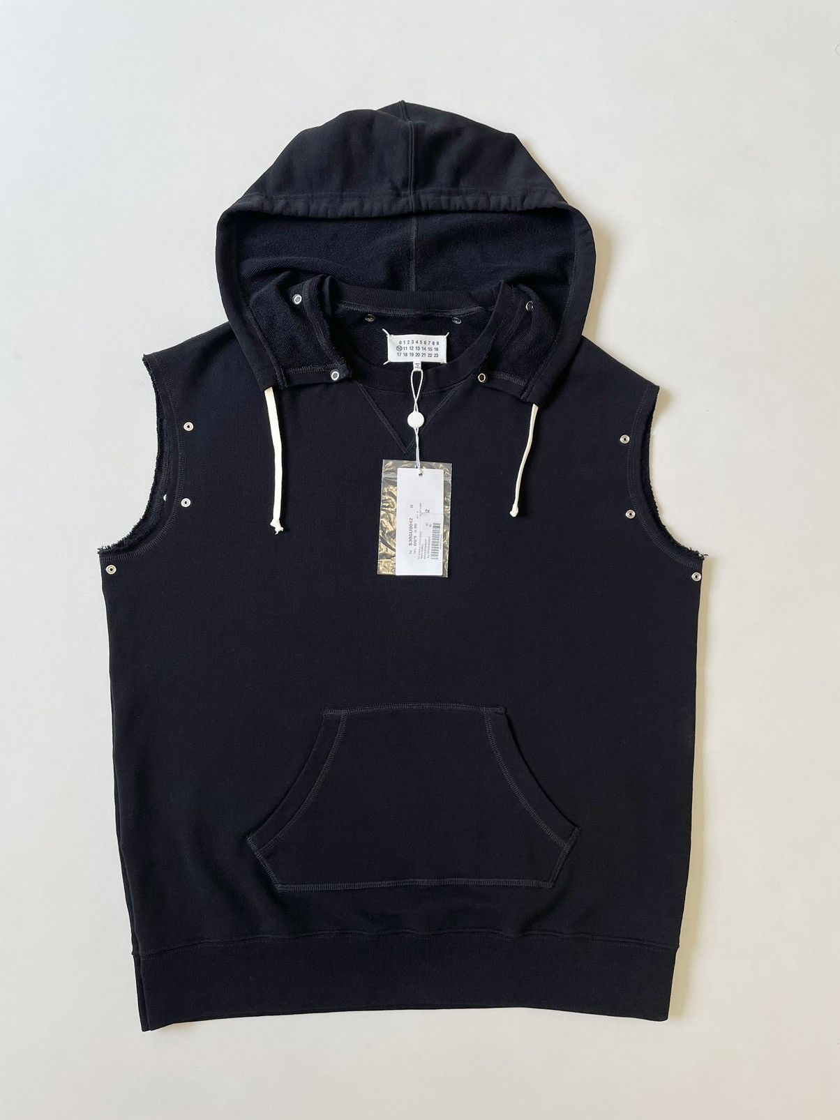Maison Margiela S/S 17 Popper Sleeve Sweatshirt Vest Size US L / EU 52-54 / 3 - 22 Thumbnail