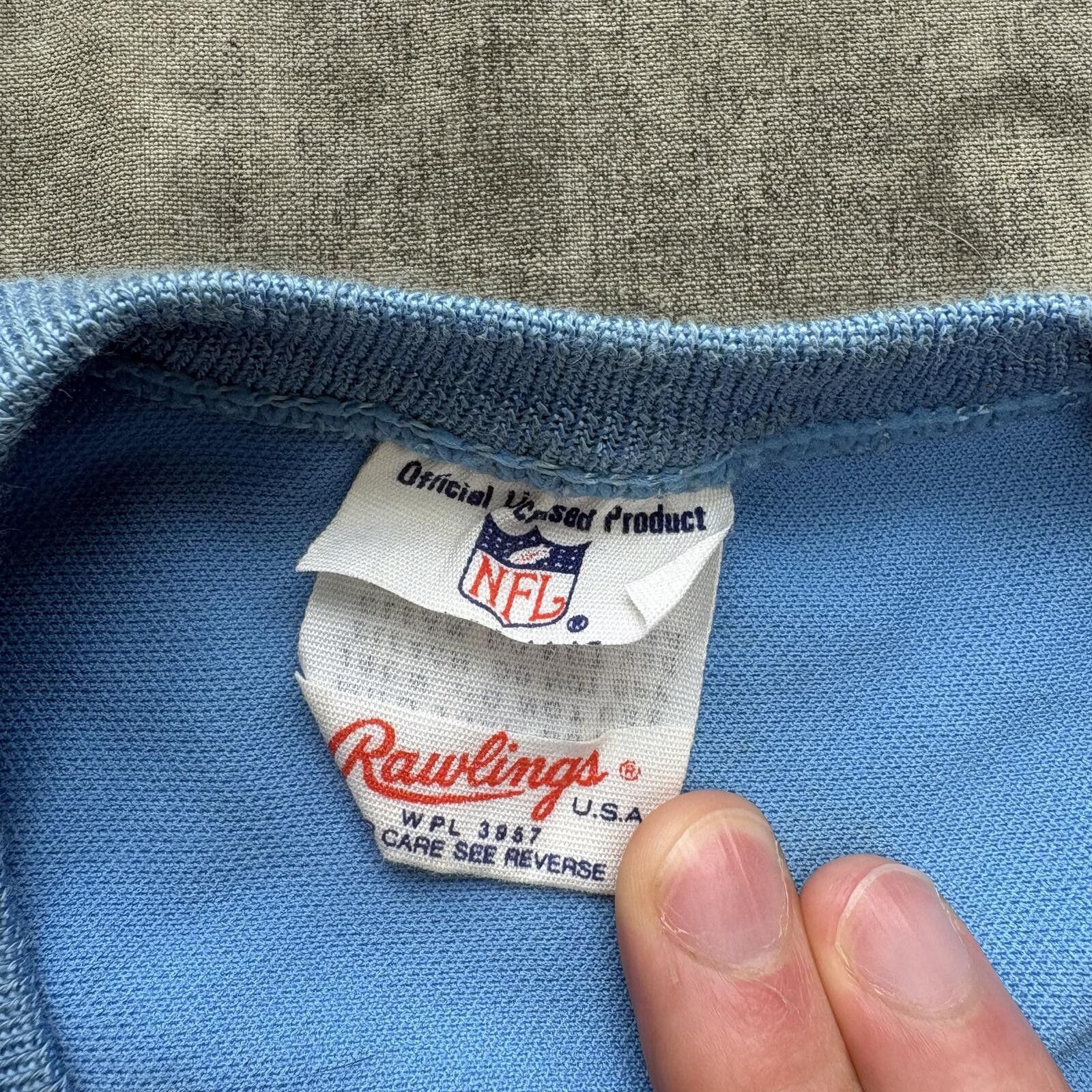 NFL Vintage 80s Houston Oilers NFL #12 Duke Football Jersey Size US XS / EU 42 / 0 - 6 Thumbnail