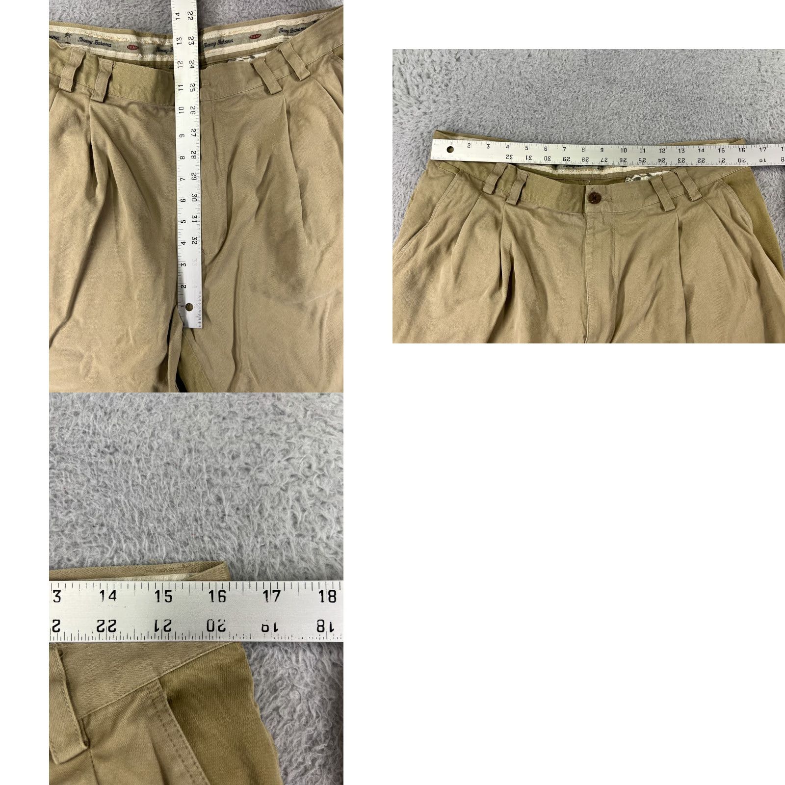 Tommy Bahama Tommy Bahama Shorts Mens 36 Beige Khaiki Pleated Front Bermuda Resort Beach Silk Blend Shirt Adult 36 Beige Aloha Beach Mens Size US 36 / EU 52 - 9 Thumbnail