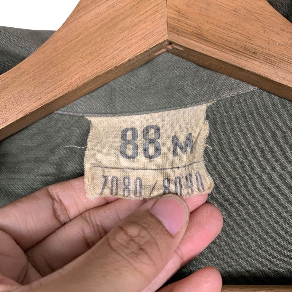Vintage SAPIVOX UXEGNEY 1984 How’s Life Logo Army Jacket #1511-C68 Size US M / EU 48-50 / 2 - 15 Thumbnail