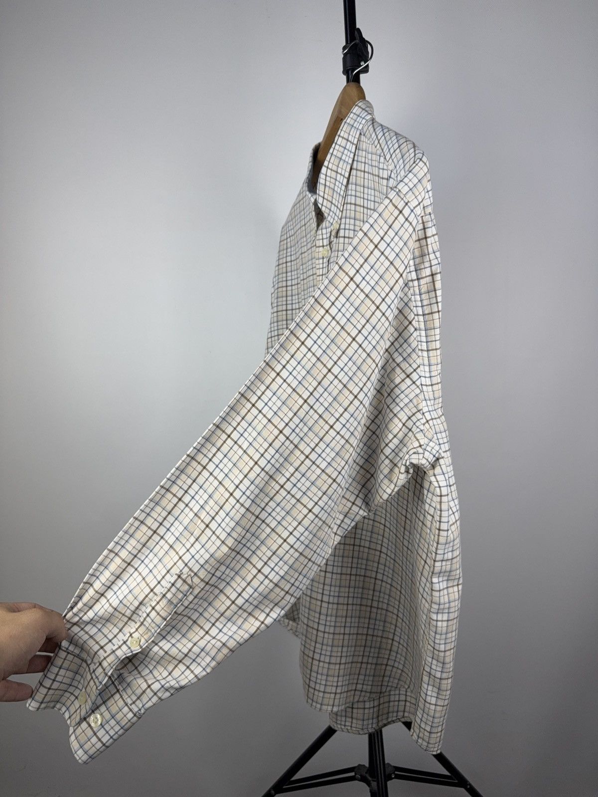 Barbour Luxury 00s Barbour Vintage Check Shirt The Sporting Shirt Size US XXL / EU 58 / 5 - 6 Thumbnail