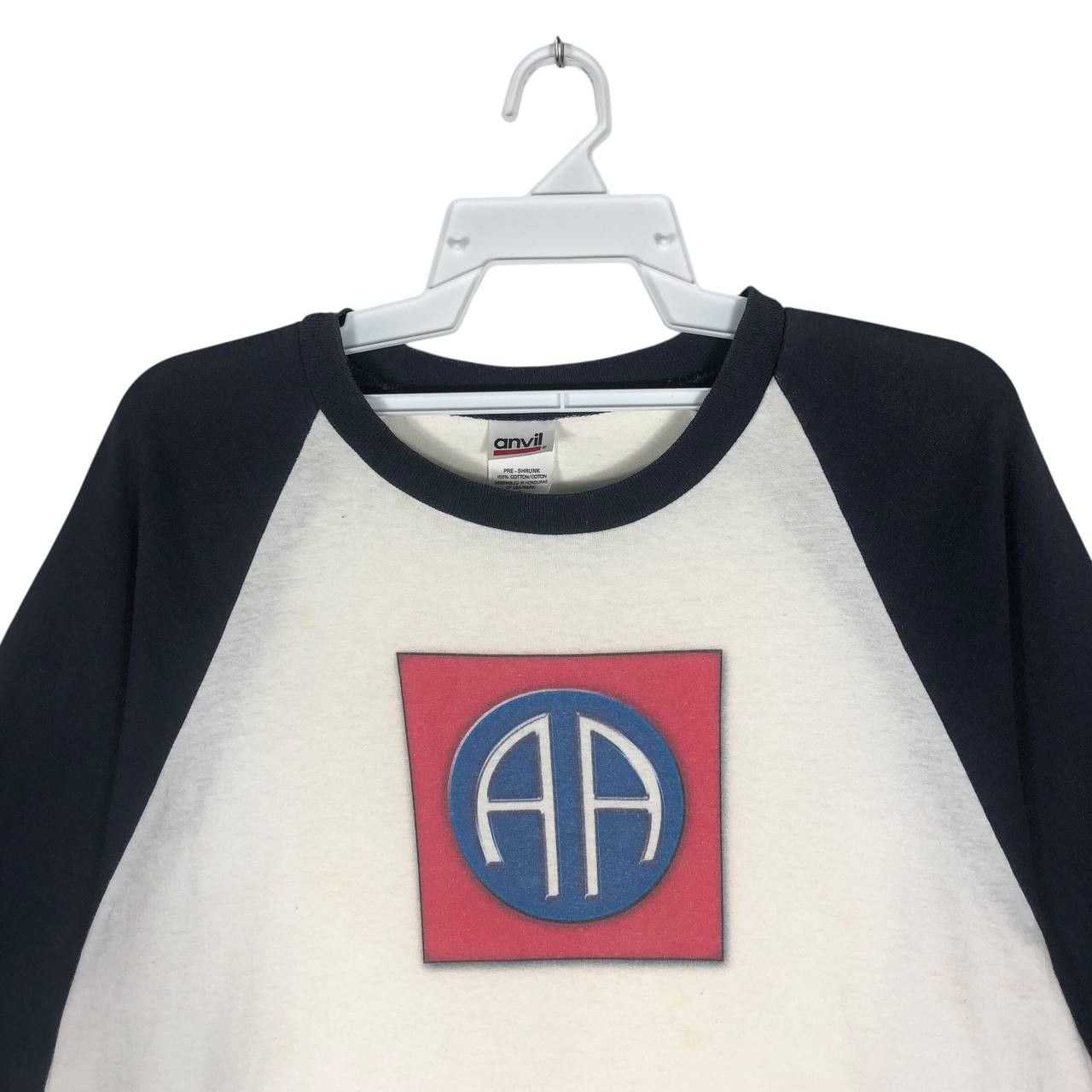 Anvil × Japanese Brand × Vintage Vintage Y2K 3Q Airborne T-shirt Size US L / EU 52-54 / 3 - 2 Thumbnail