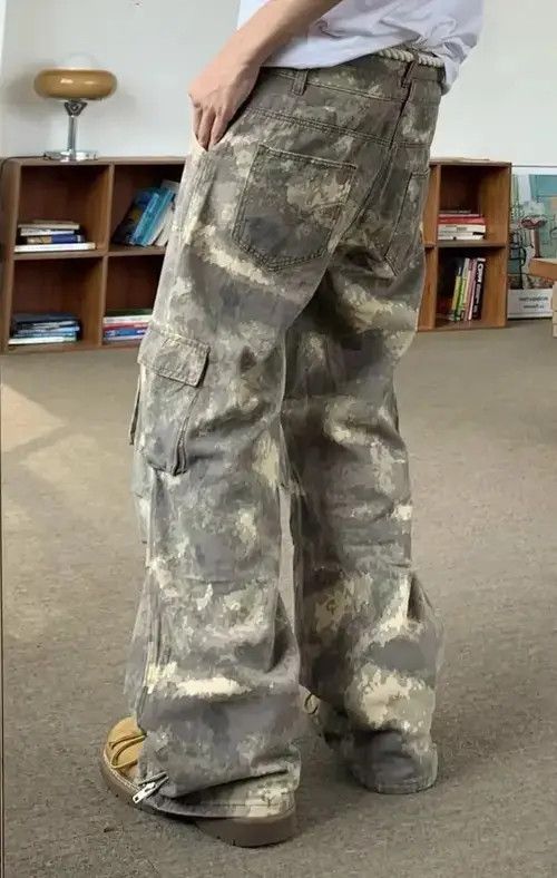 Jean Oversize Camouflage Cargo Pant Size US 30 / EU 46 - 3 Thumbnail