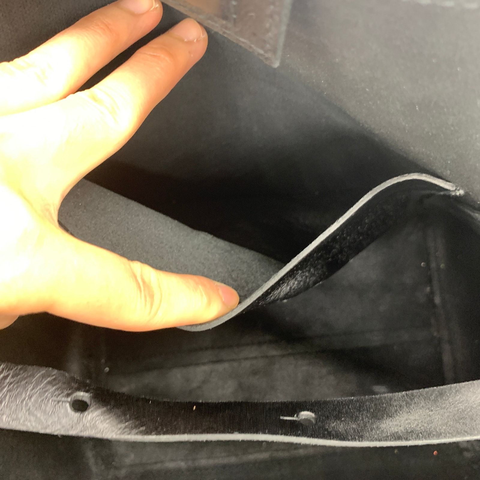 Madewell Madewell Womens Leather Tote Black Purse 14" Handbags Size ONE SIZE - 18 Thumbnail