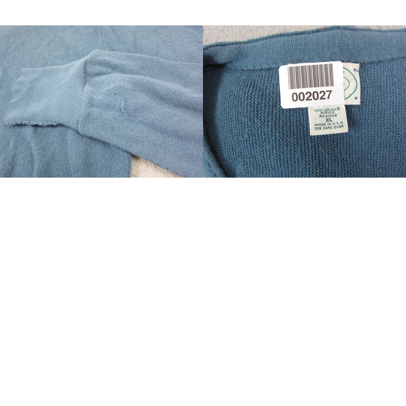 Lacoste VINTAGE Lacoste Cardigan Mens XL Blue Sweater 80s IZOD Made in USA Lacoste Cardigan XL Mens Blue 80s Vintage Cardigan Size US XL / EU 56 / 4 - 10 Thumbnail