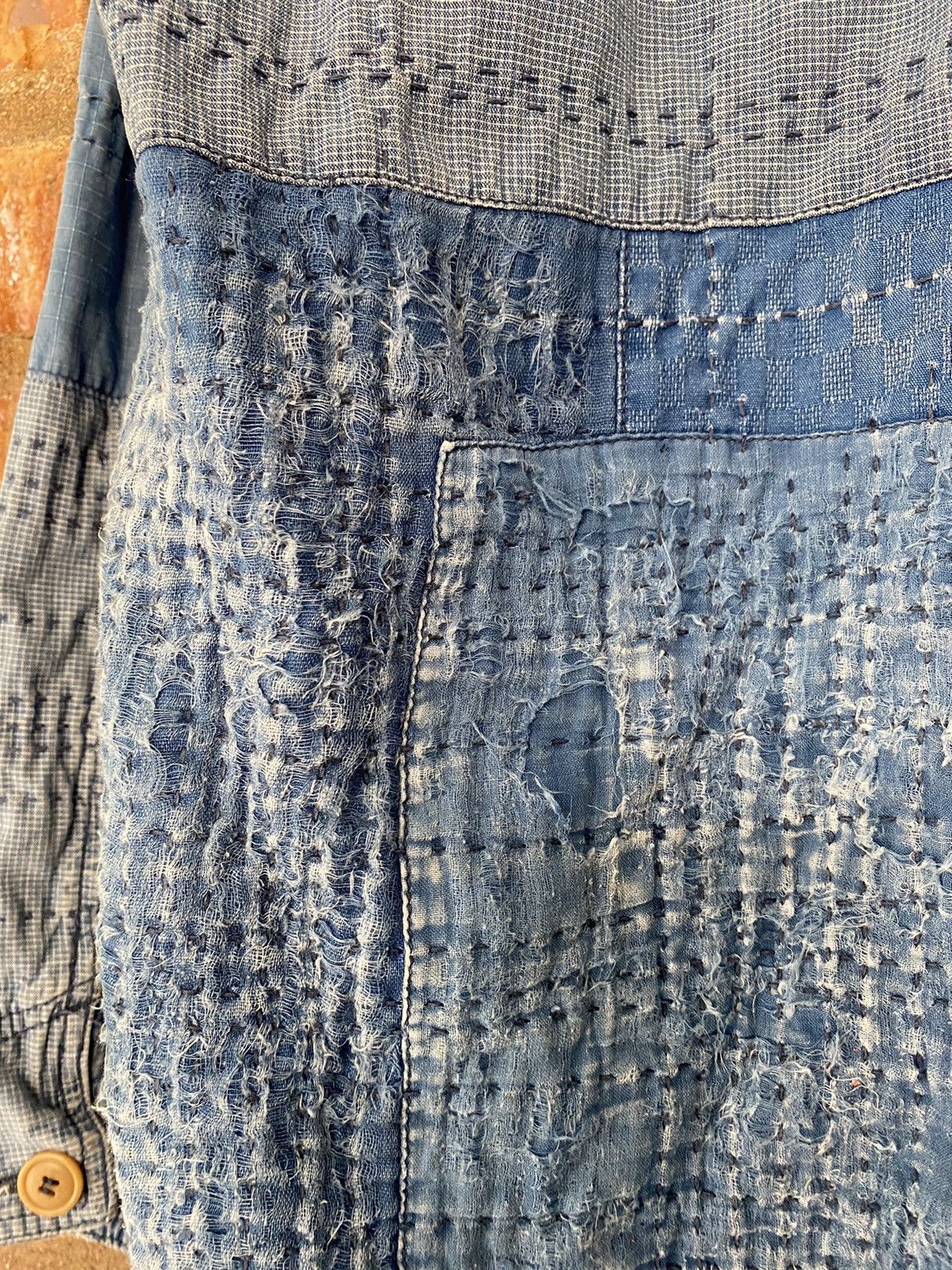 FDMTL Iconic Sashiko Boro Jacket 10 Year Wash Size US L / EU 52-54 / 3 - 21 Thumbnail