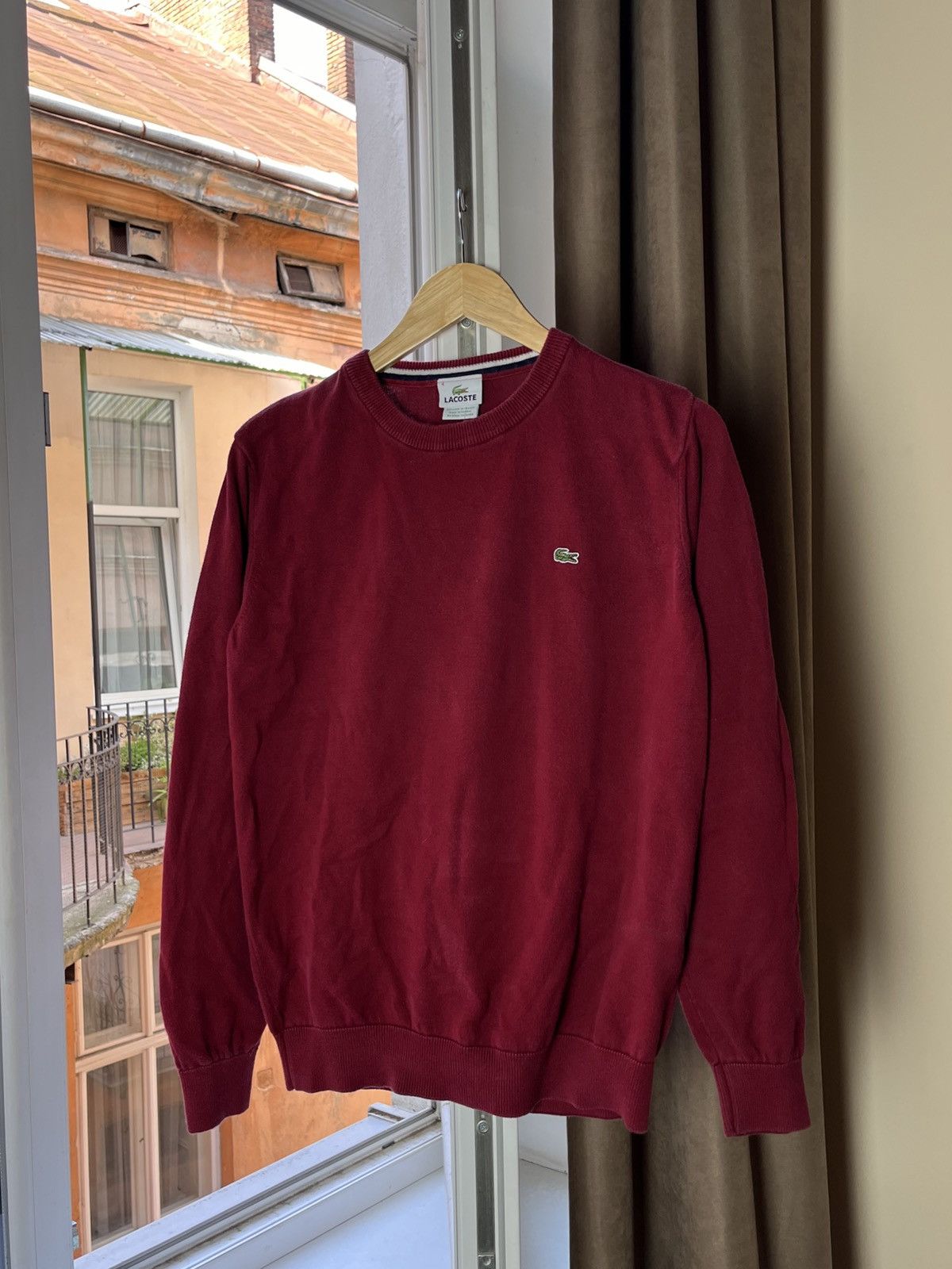 Lacoste 🔥00’s Lacoste Boxy Knit Sweater Old Money Y2k Jumper Size US S / EU 44-46 / 1 - 2 Thumbnail