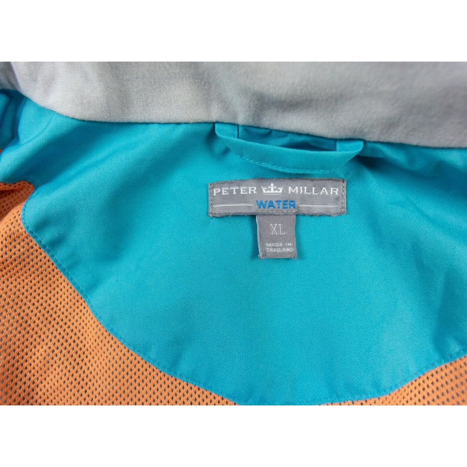 Peter Millar Peter Millar Jacket Mens XL Blue Windbreaker Full Zip Outdoor Water Resistant Windbreaker Regular Fit Size US XL / EU 56 / 4 - 7 Thumbnail