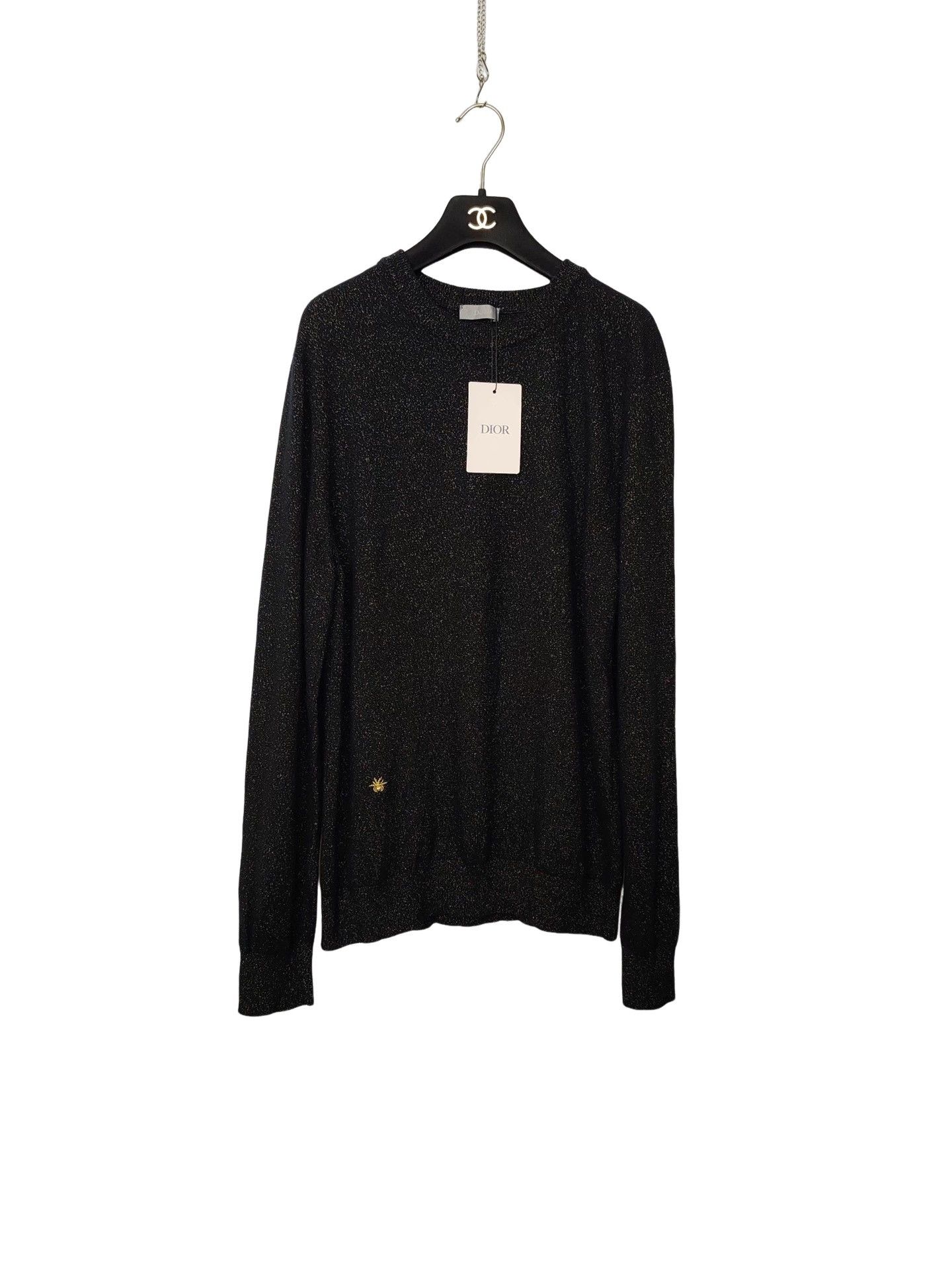 Dior Dior Bee Embroidered Knit Sweater Size L Size US L / EU 52-54 / 3 - 1 Thumbnail