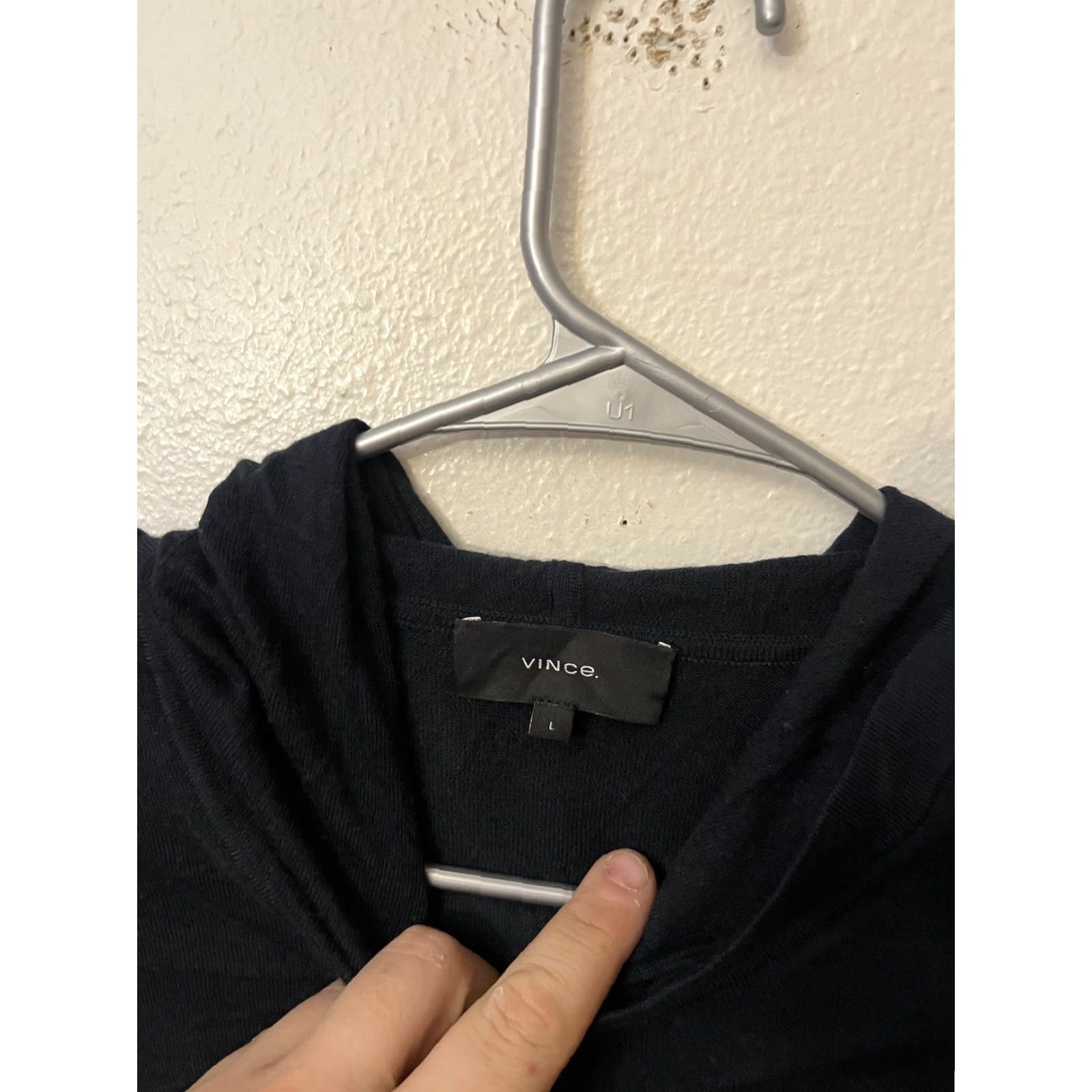 Vince Vince Blue Wool Cashmere Soft Pullover Raglan Sleeve Hoodie Sweater Shirt Mens L Raglan Hooded Pullover Cashmere Wool Knit Blue Vince Size US L / EU 52-54 / 3 - 3 Thumbnail